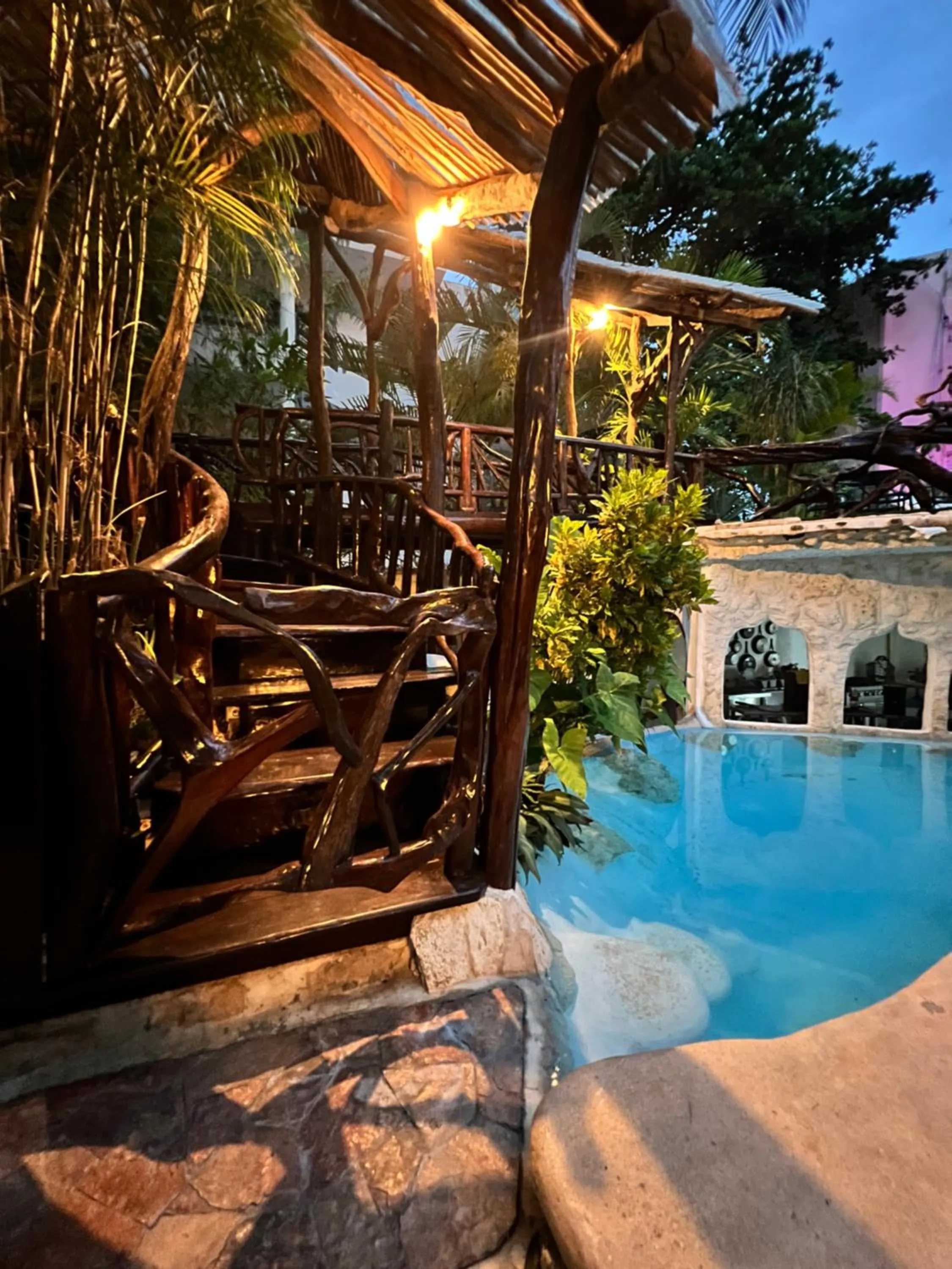 Swimming pool in La Quinta Orquídea