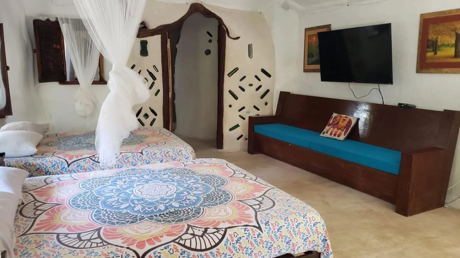 TV and multimedia, Bed in La Quinta Orquídea