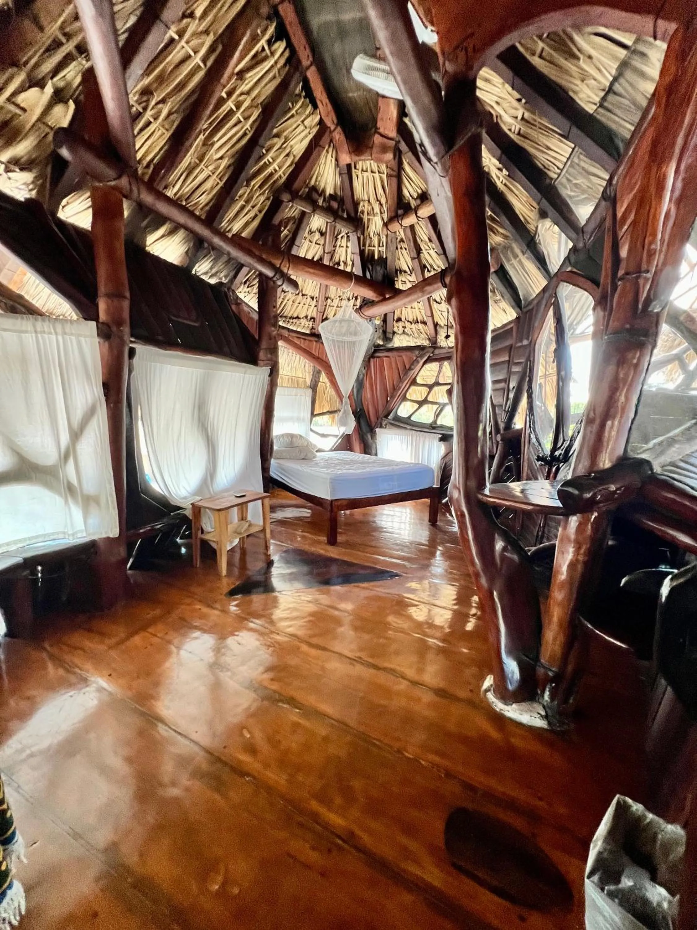 Photo of the whole room, Bed in La Quinta Orquídea