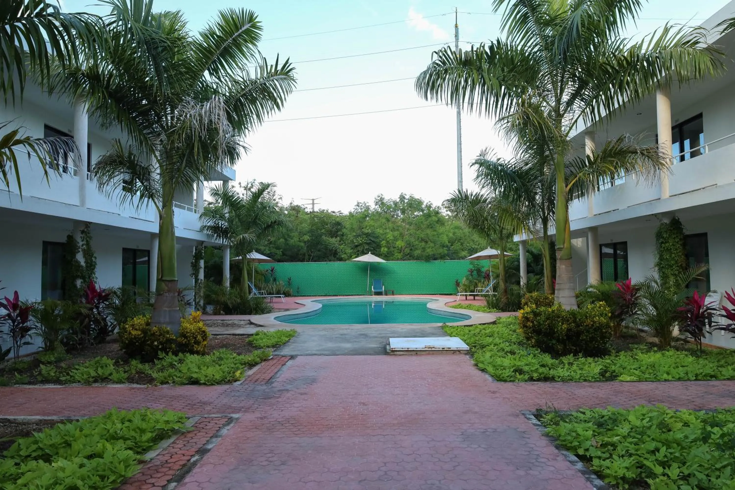 Garden view in Cielo y Selva Tekax