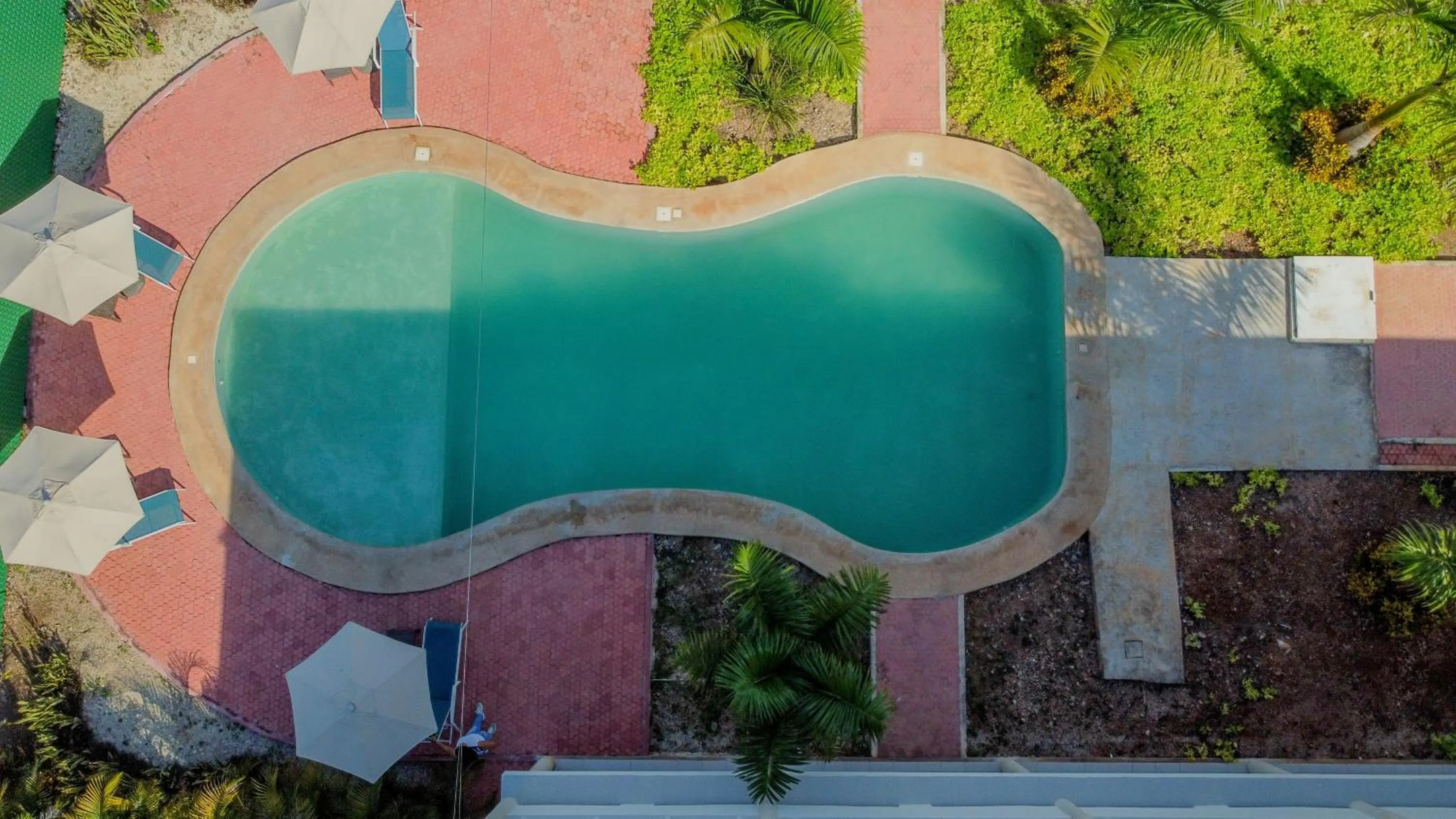 Pool view in Cielo y Selva Tekax