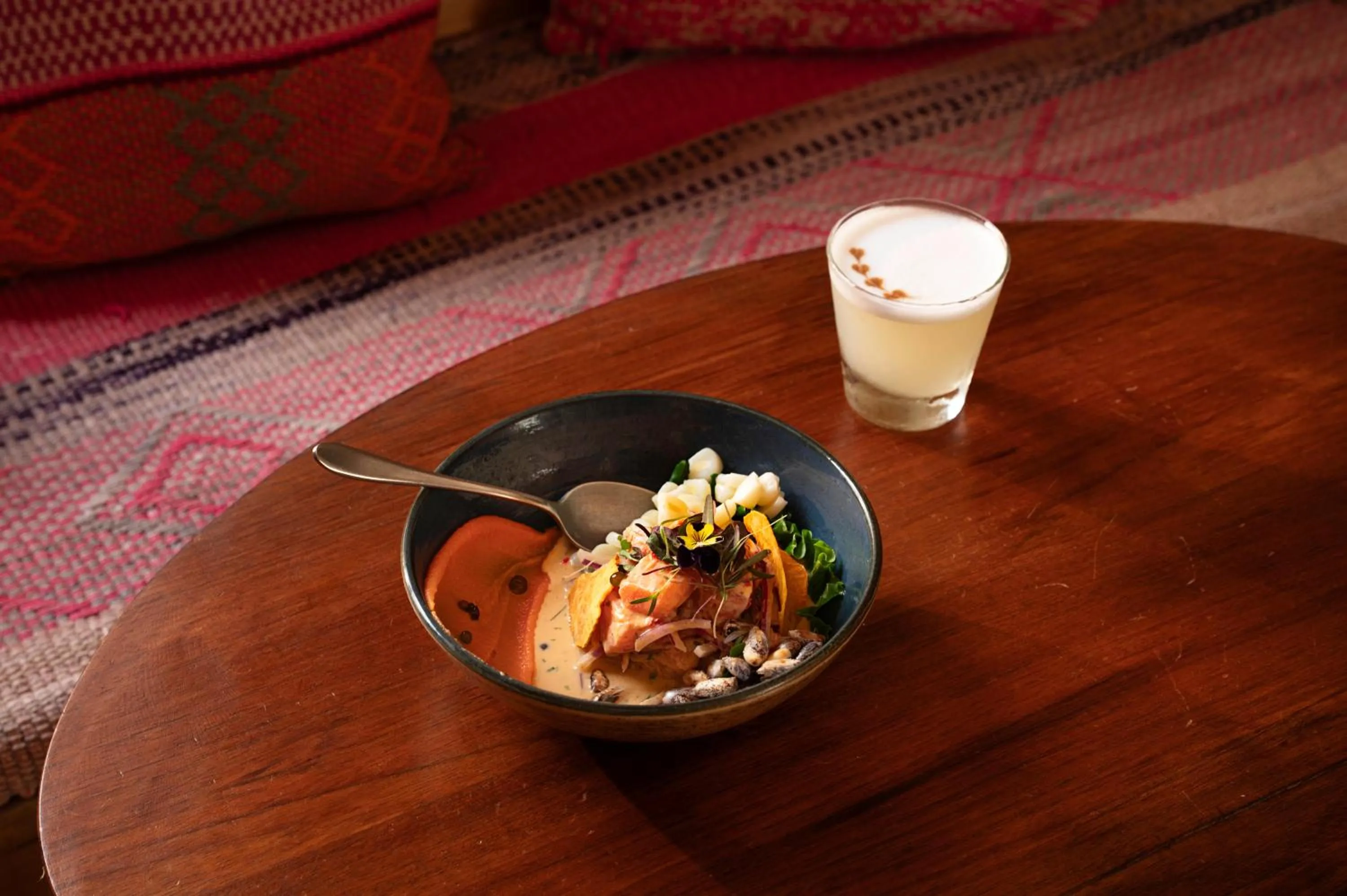 Food and drinks in Las Qolqas EcoResort Ollantaytambo