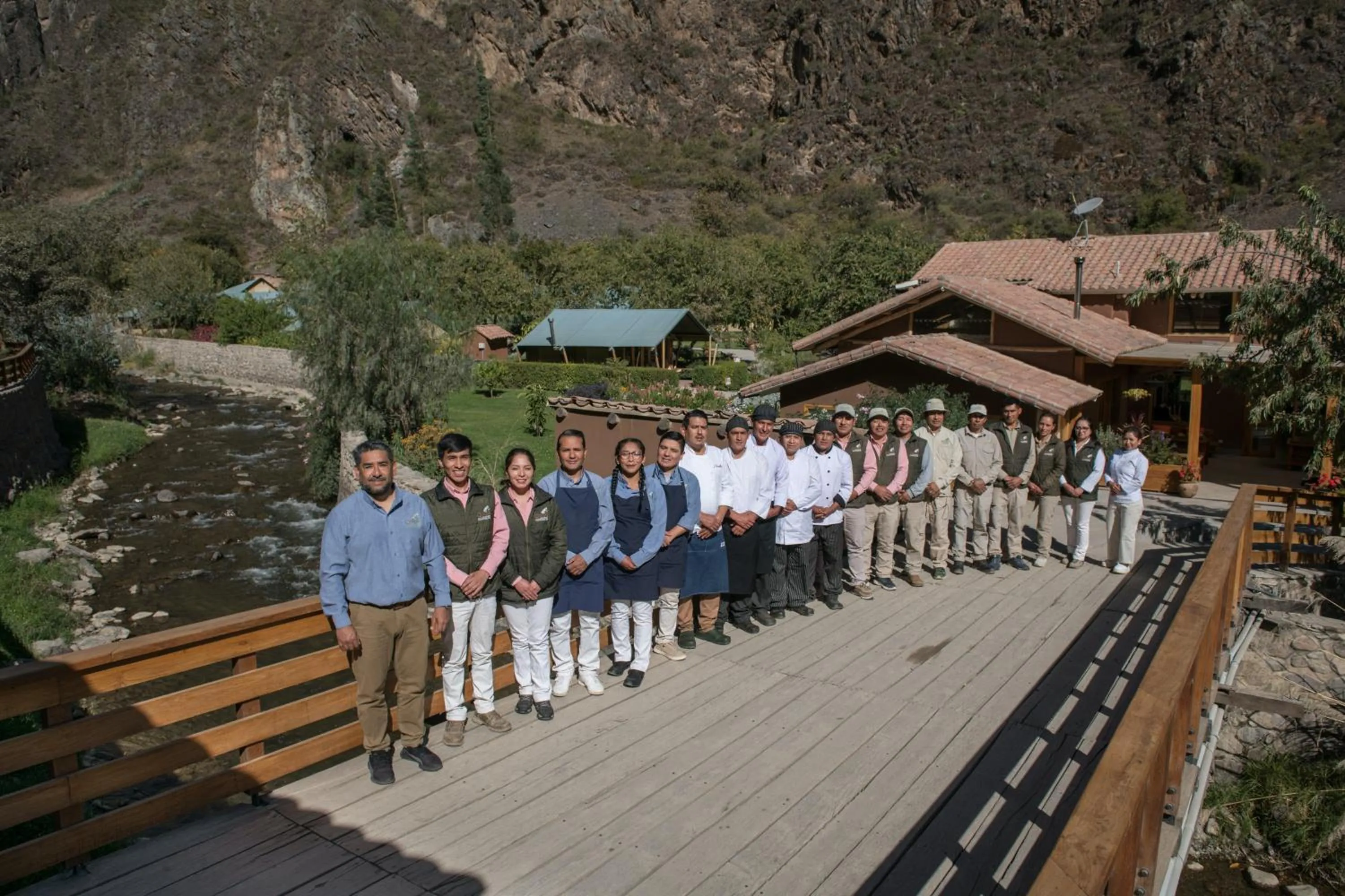 Property building in Las Qolqas EcoResort Ollantaytambo
