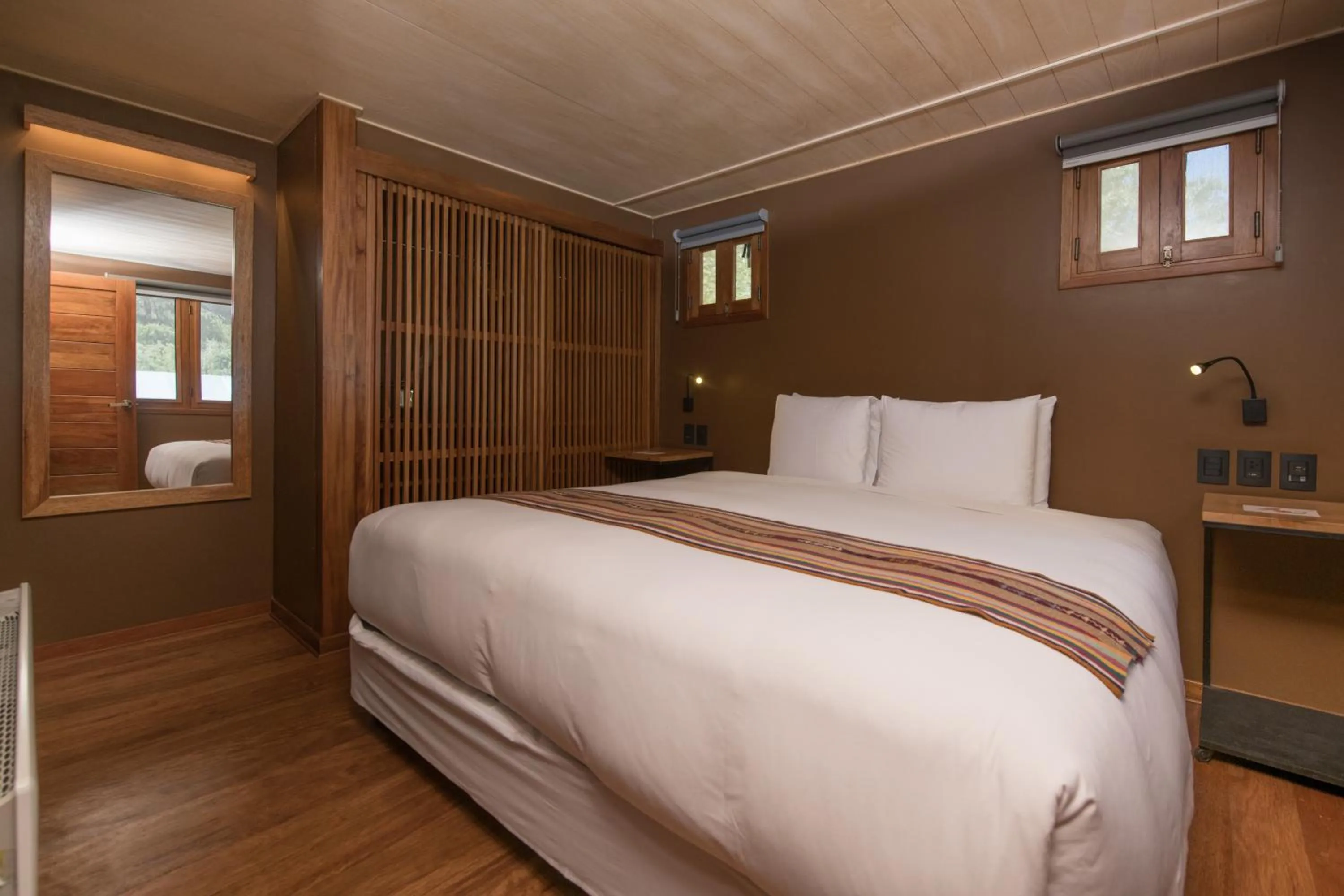 Bed in Las Qolqas EcoResort Ollantaytambo