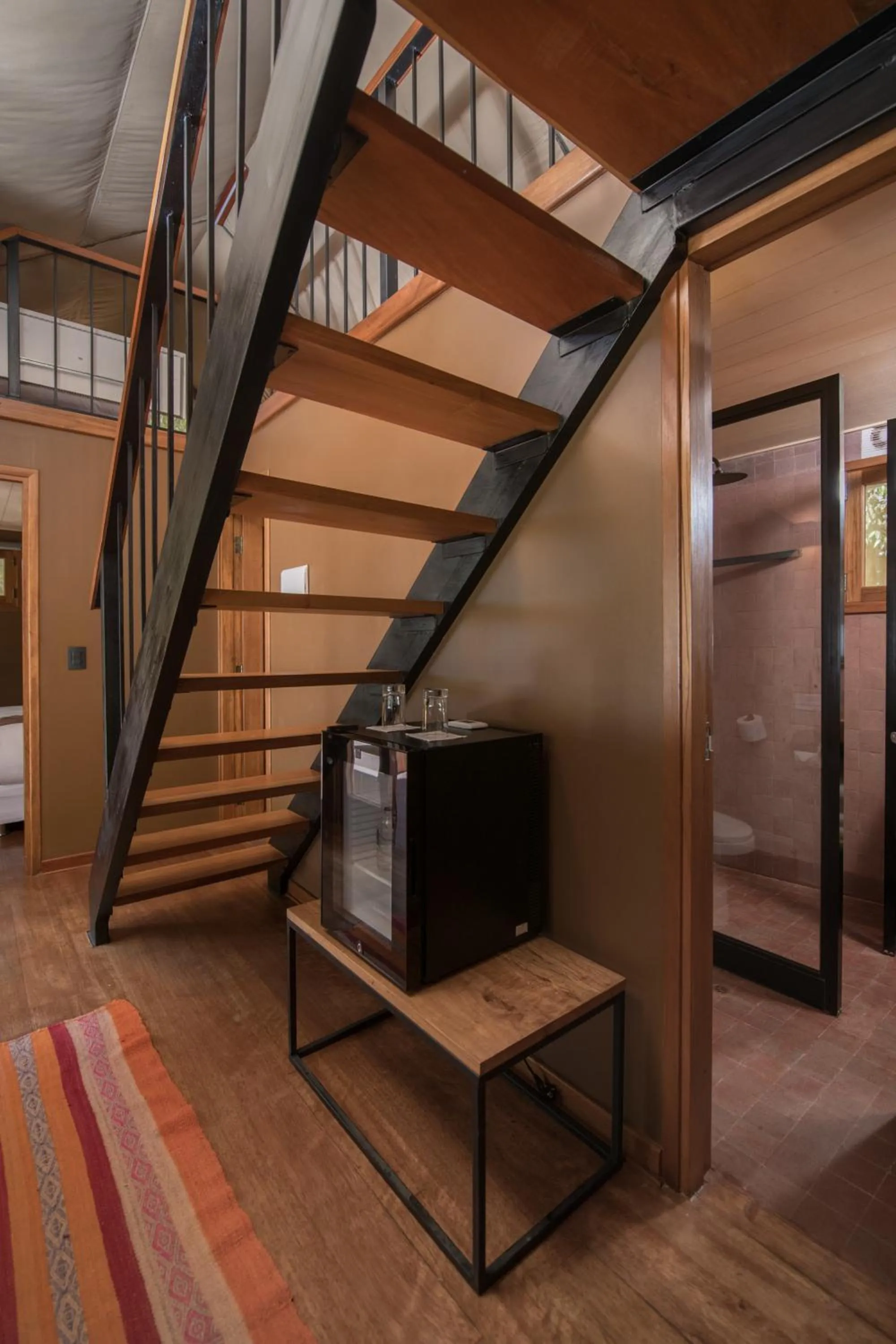 Toilet, Bed in Las Qolqas EcoResort Ollantaytambo