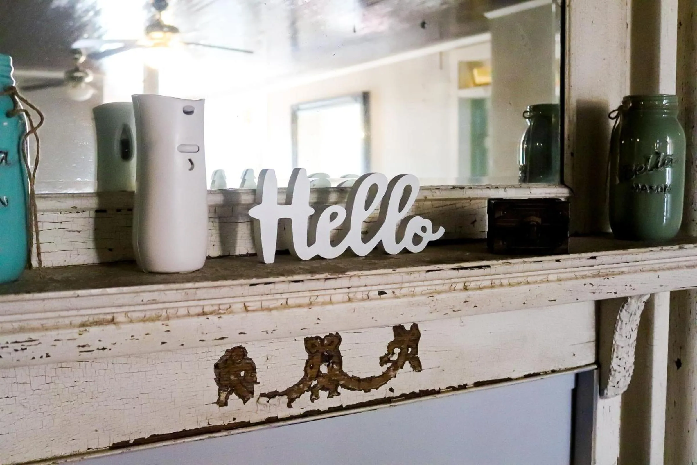 Seating area in Bella's Boutique Hotel