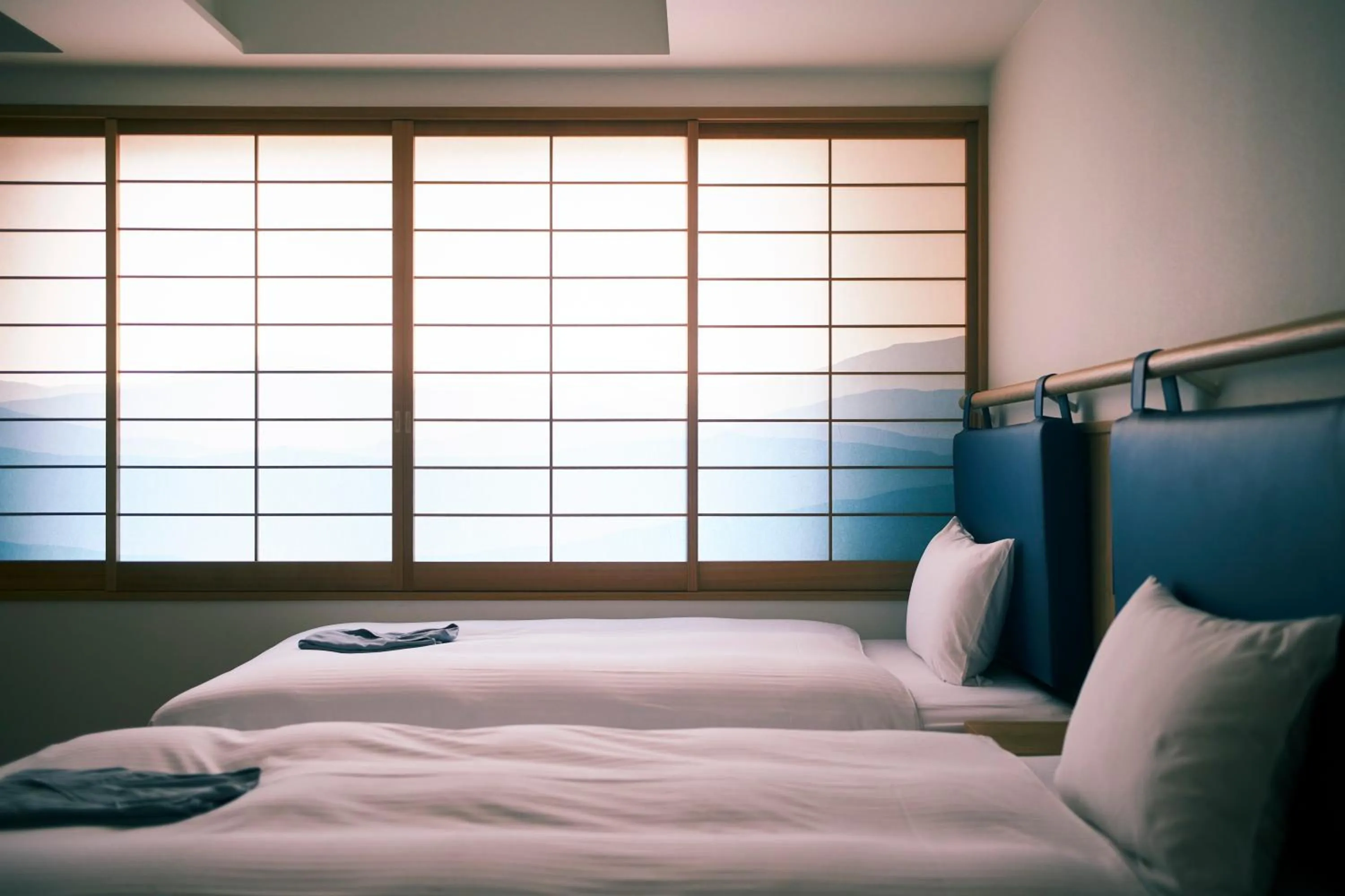 Photo of the whole room, Bed in hotel androoms Kyoto Shichijo