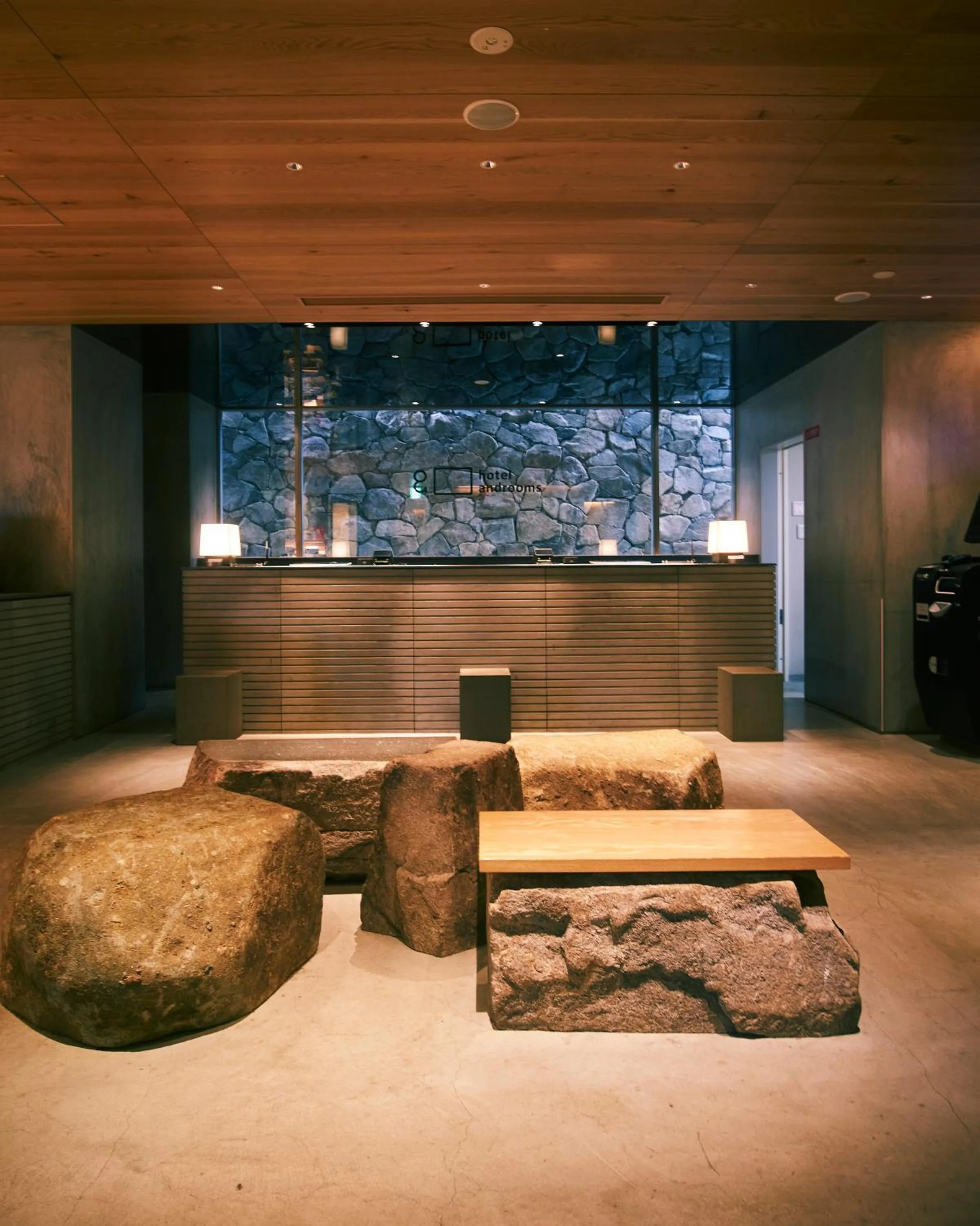 Lobby or reception in hotel androoms Kyoto Shichijo