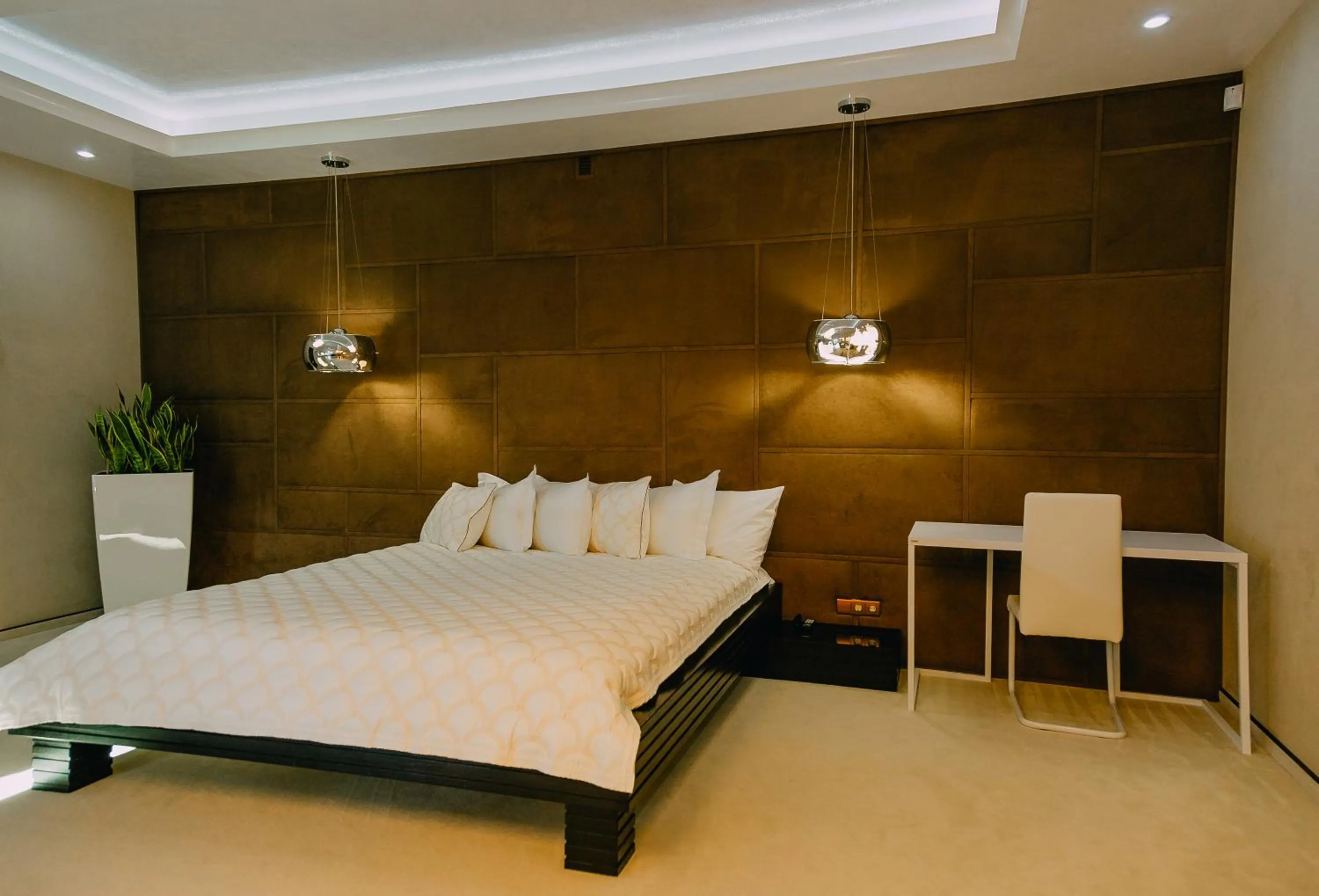 Bed in Hotel Complex Dacha