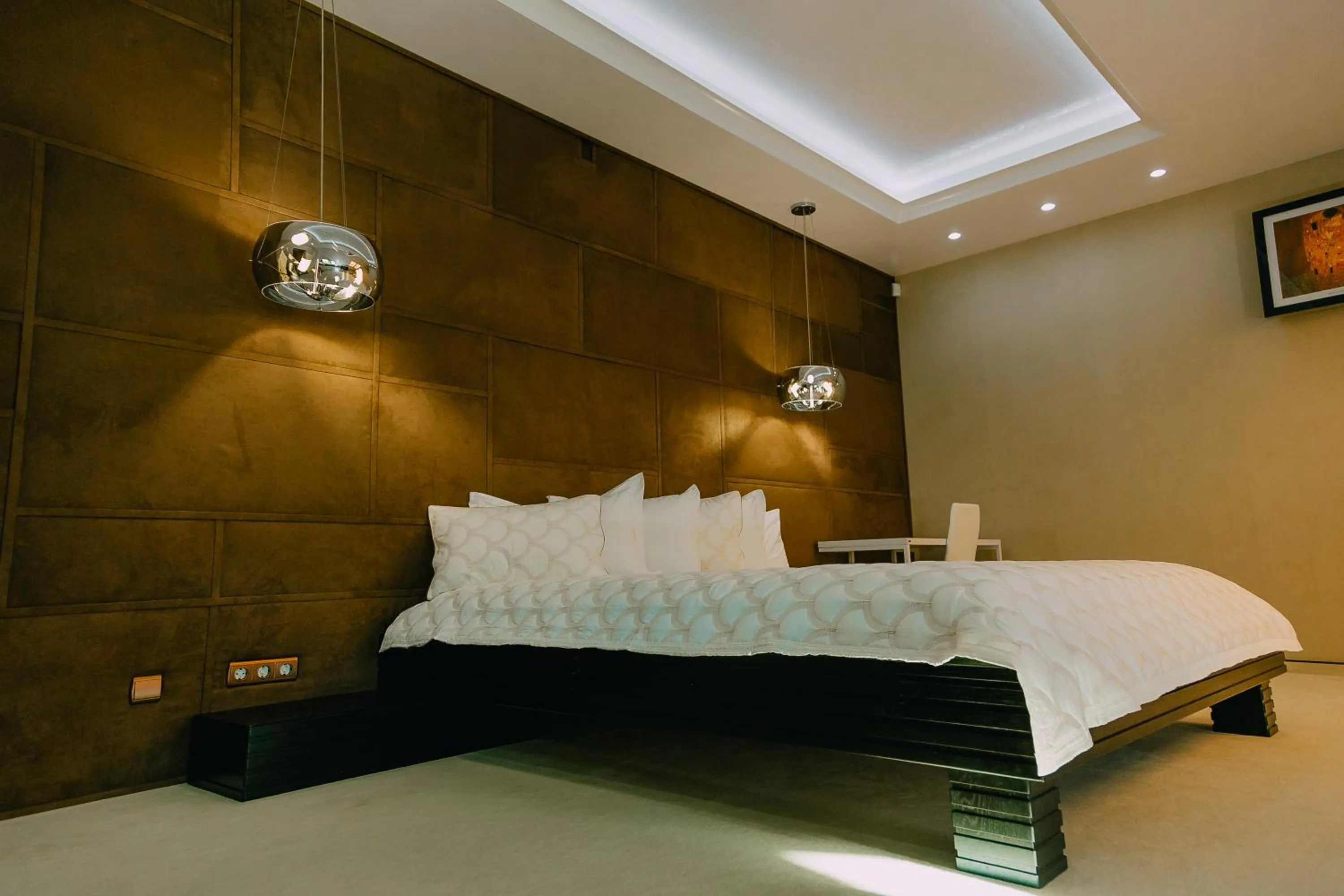 Bed in Hotel Complex Dacha
