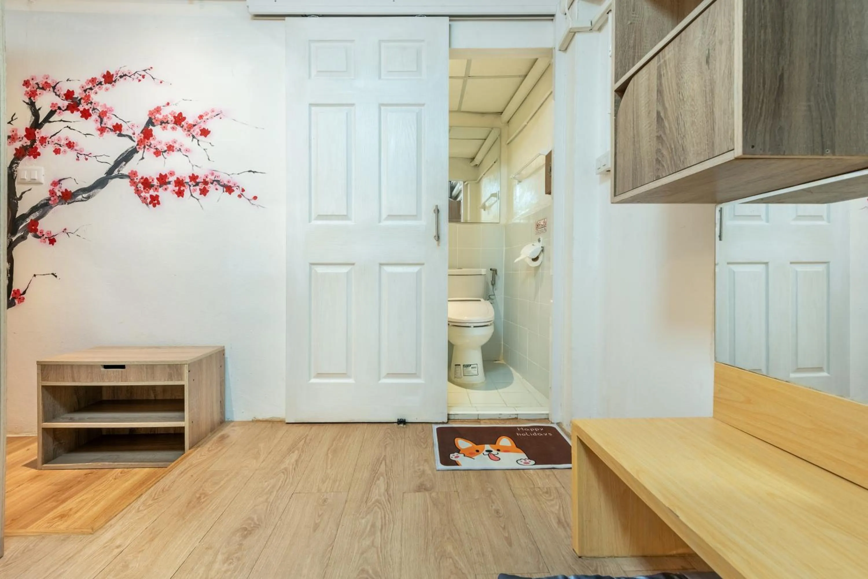 Toilet in โรงแรมชิบะรูม นครราชสีมา สาขามหาวิทยาลัยเทคโนโลยีสุรนารี