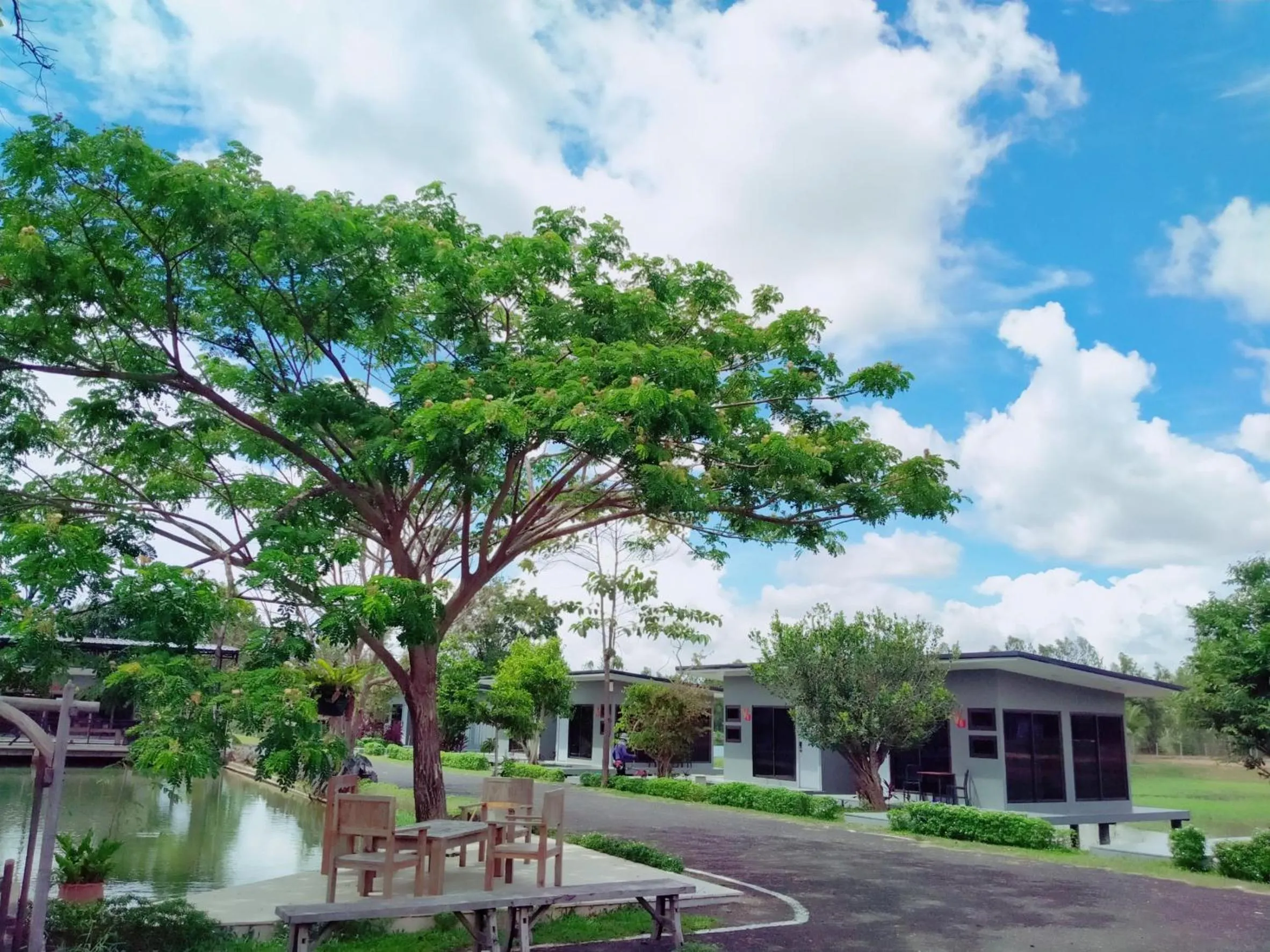Garden view in wuadaeng villa