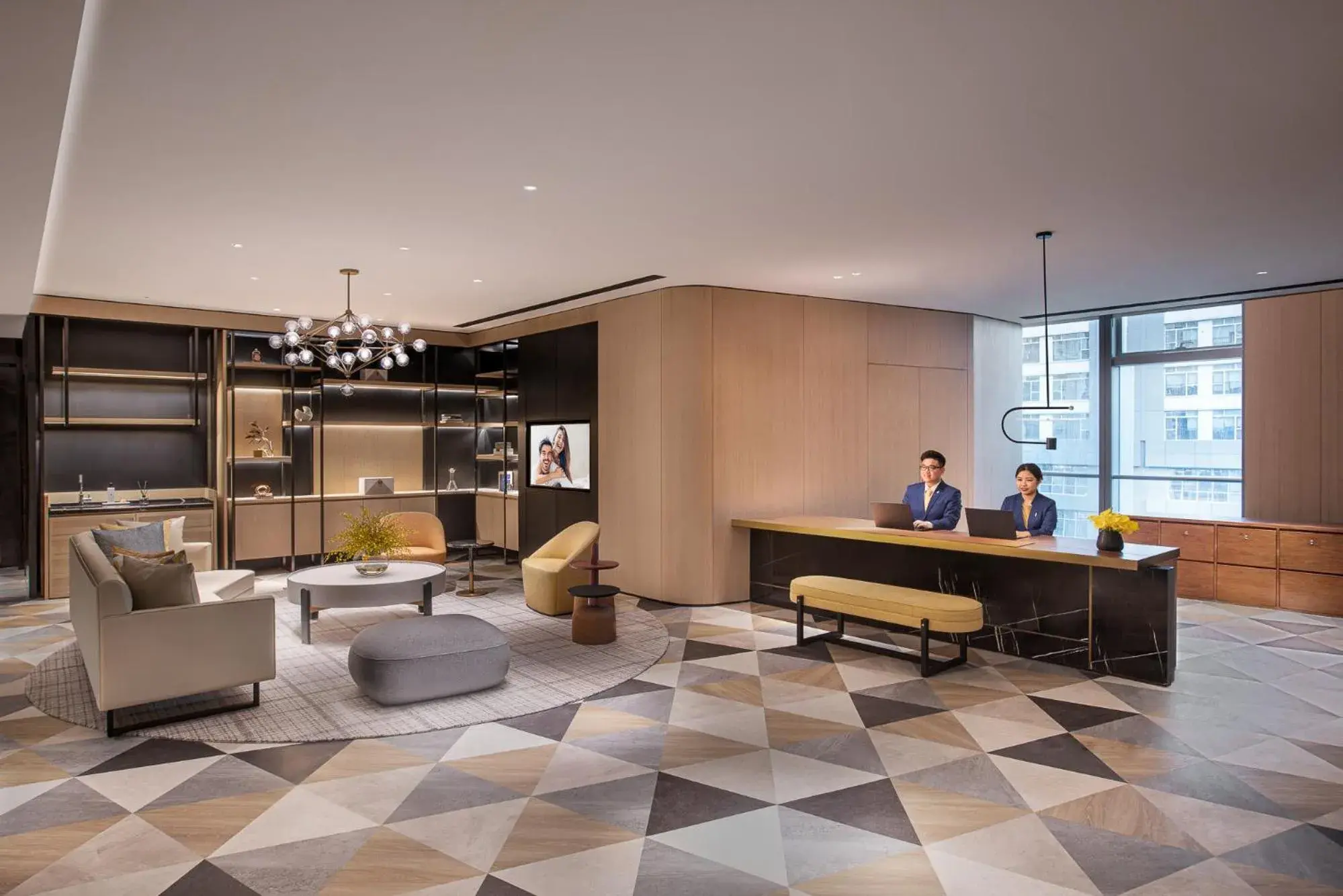 Lobby or reception in Star Residence ICC Guangzhou Lobby or reception in Star Residence ICC Guangzhou