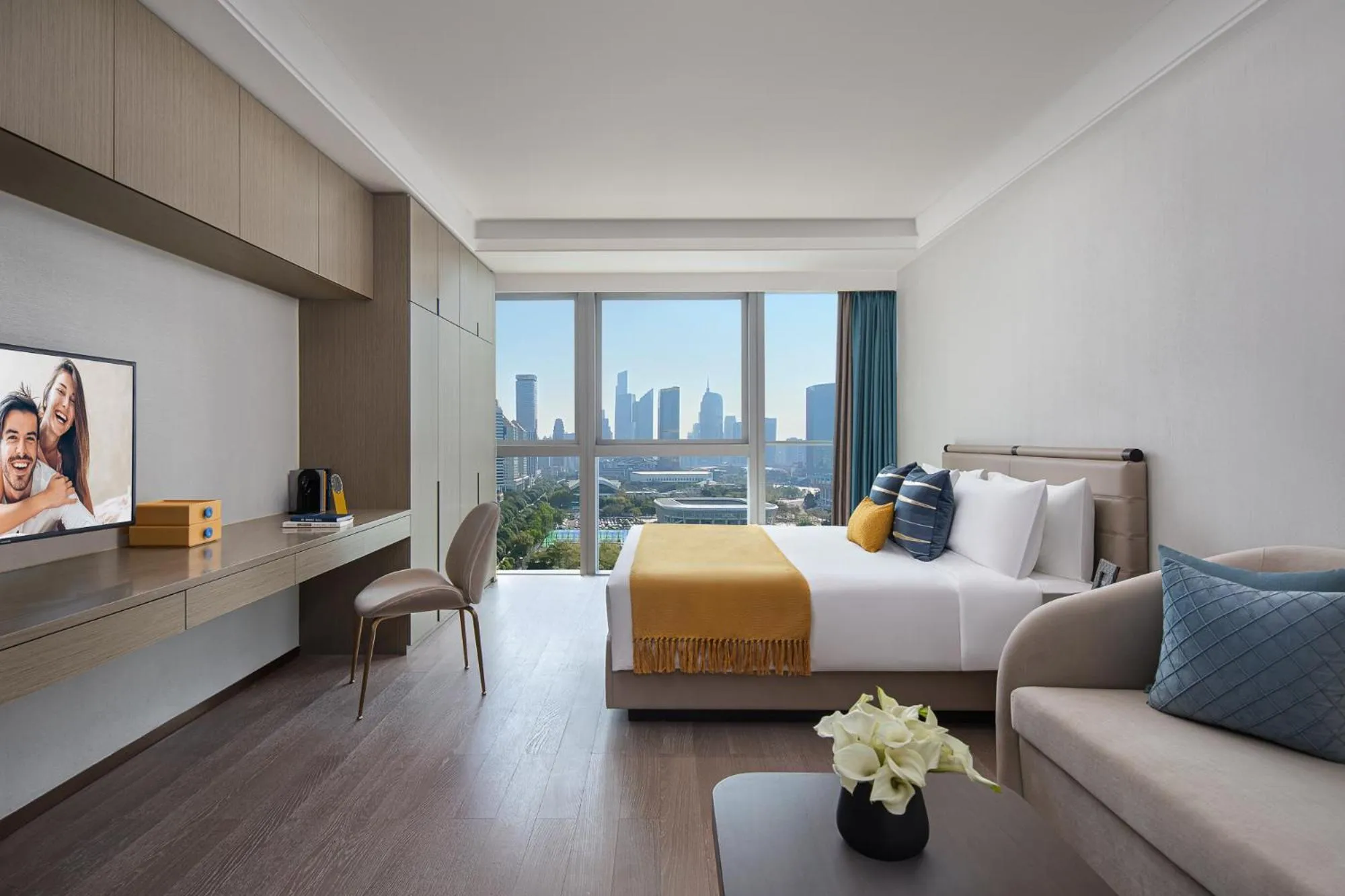 TV and multimedia, Bed in Star Residence ICC Guangzhou