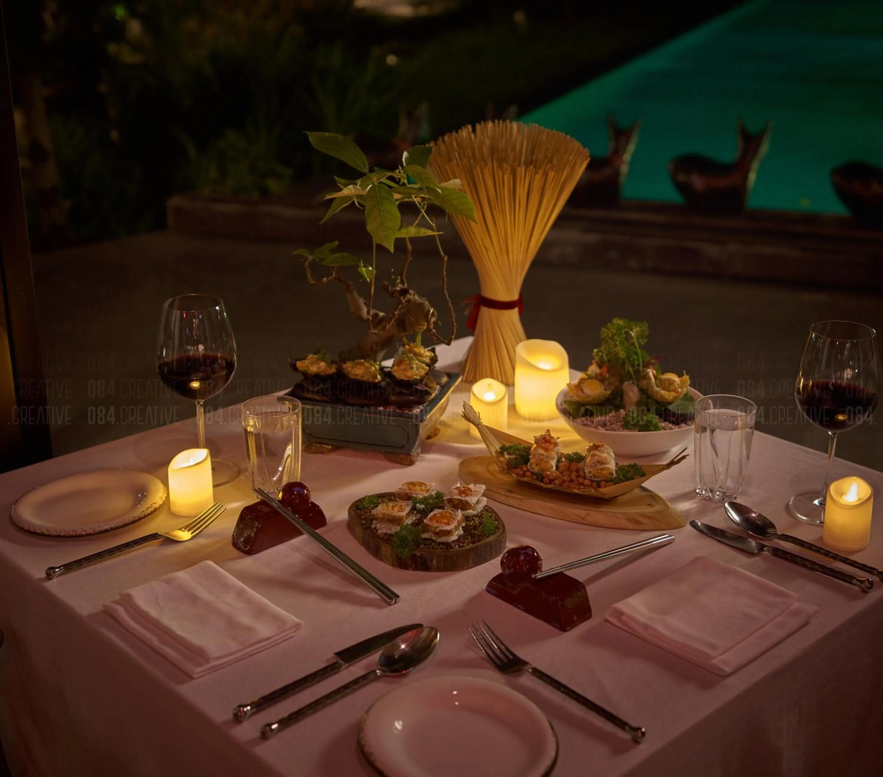 Dining area in aNhill Boutique