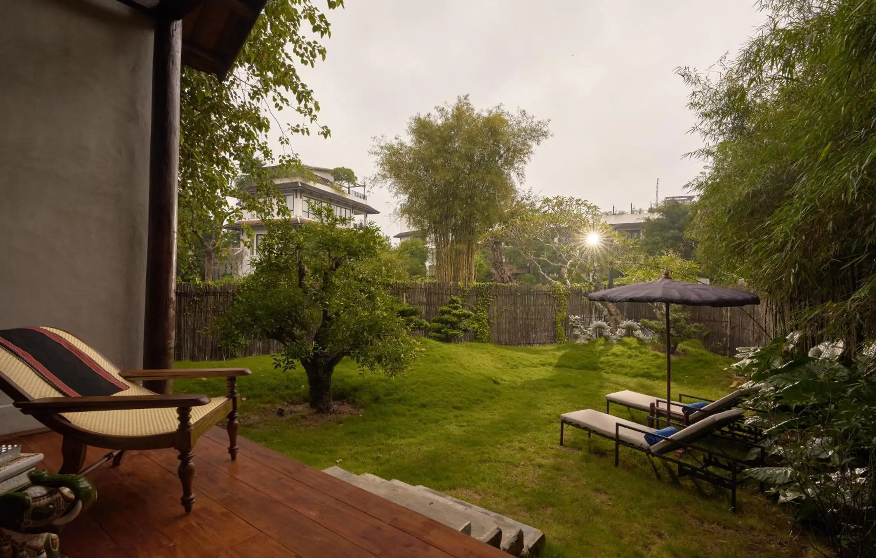 Garden view in aNhill Boutique Garden view in aNhill Boutique