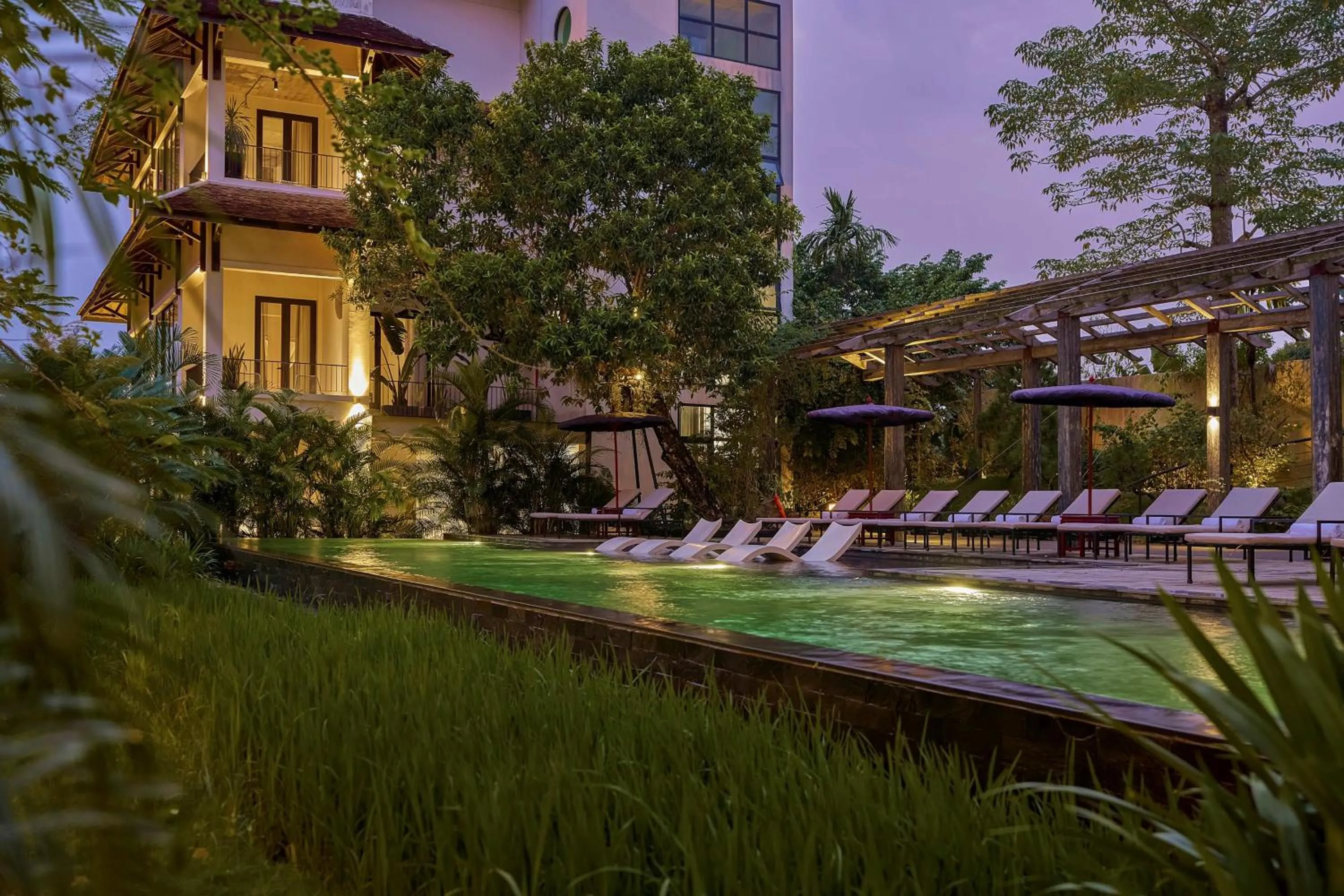 Pool view in aNhill Boutique