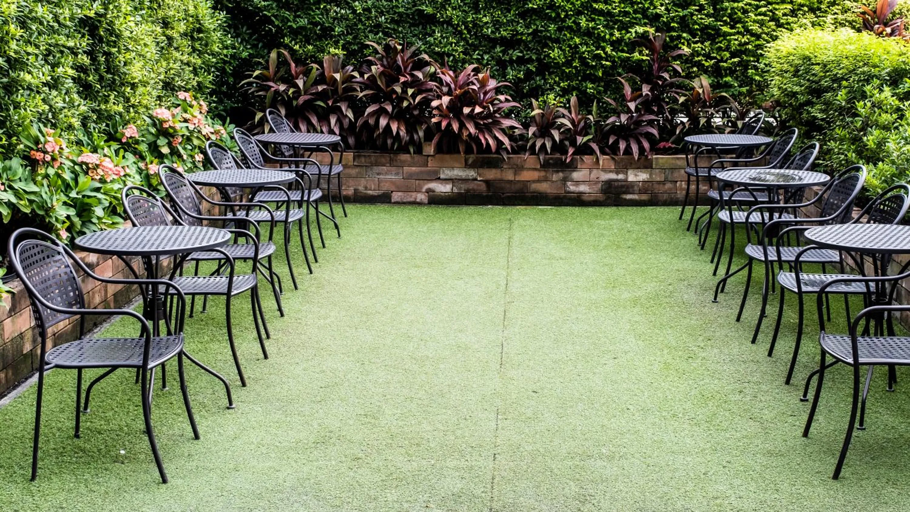 Garden in The Airport Courtyard Suvarnabhumi Airport