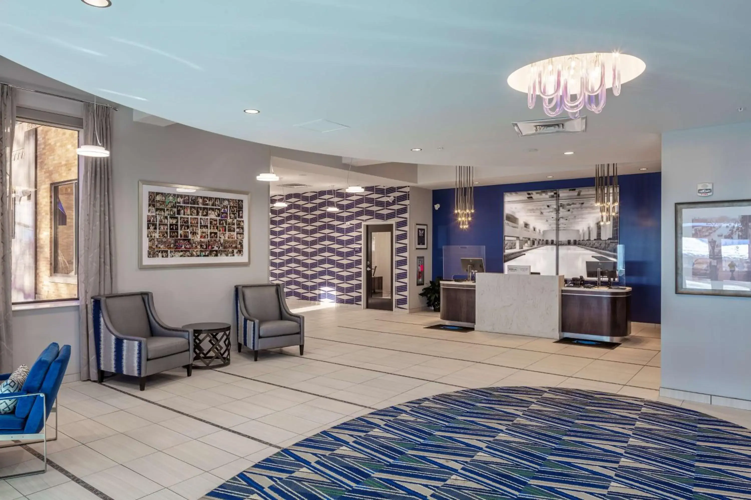 Lobby or reception in Scholar State College, Tapestry Collection by Hilton Lobby or reception in Scholar State College, Tapestry Collection by Hilton