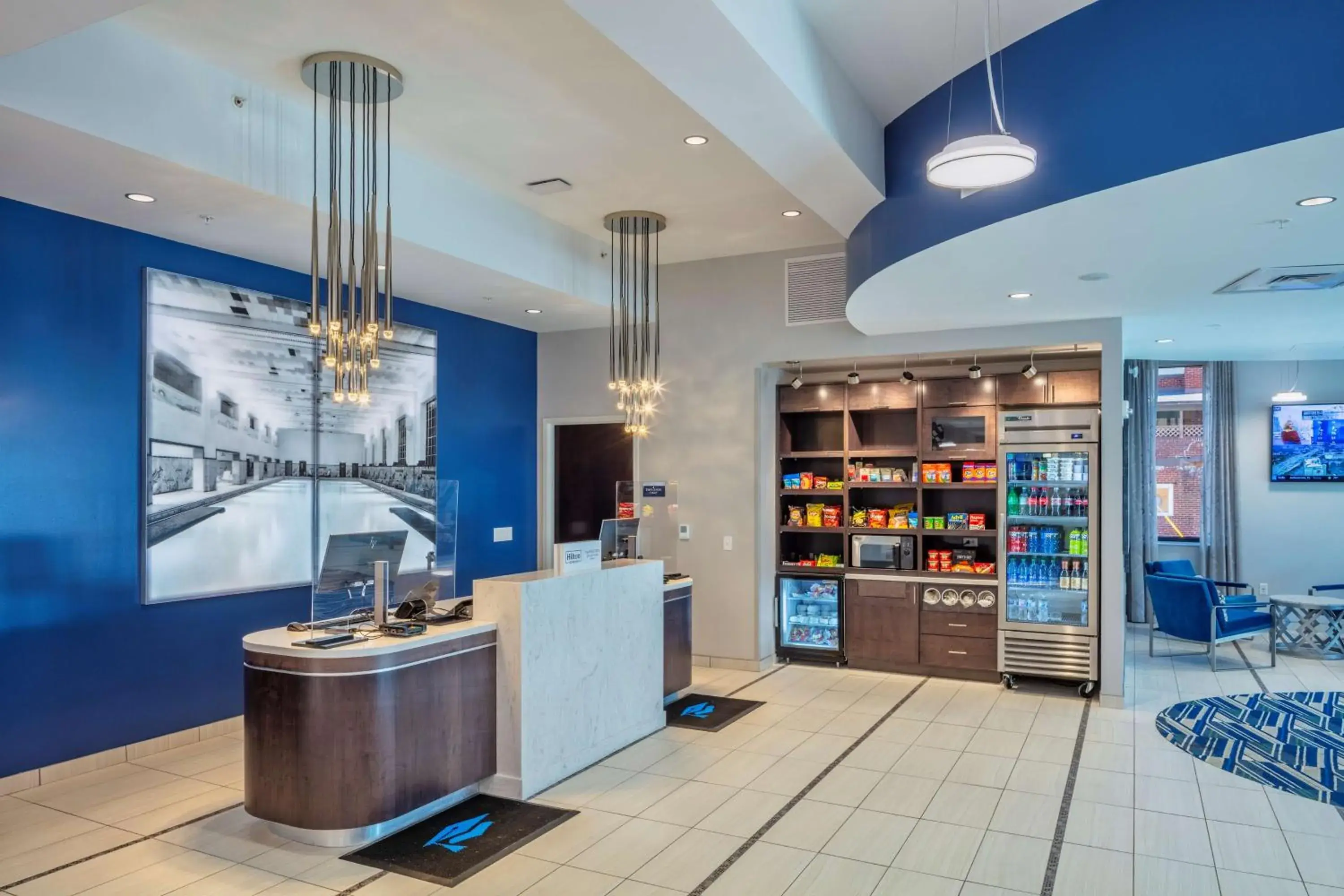 Lobby or reception in Scholar State College, Tapestry Collection by Hilton Lobby or reception in Scholar State College, Tapestry Collection by Hilton