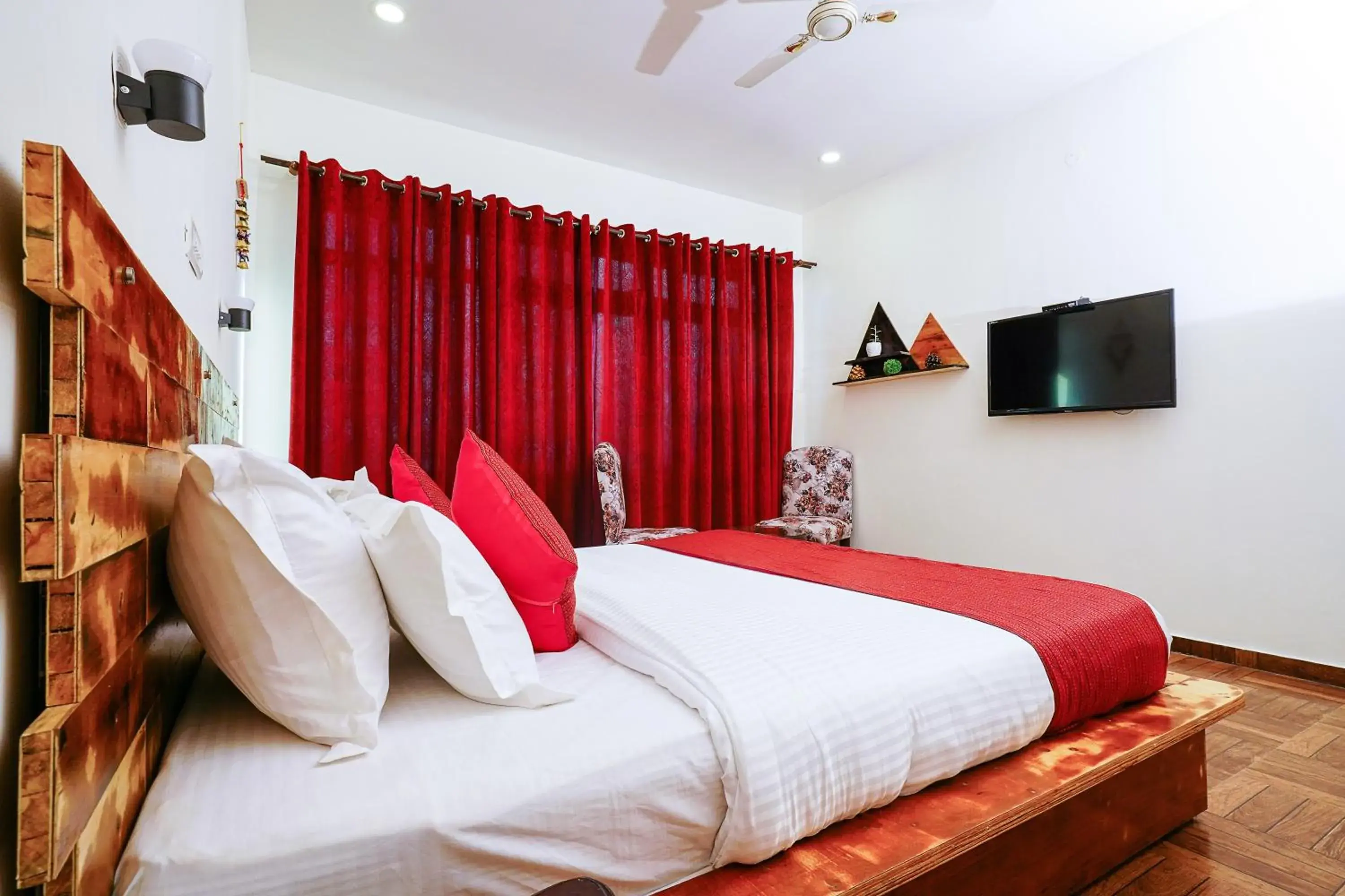 Bed in Hotel Sagarmatha Bed in Hotel Sagarmatha