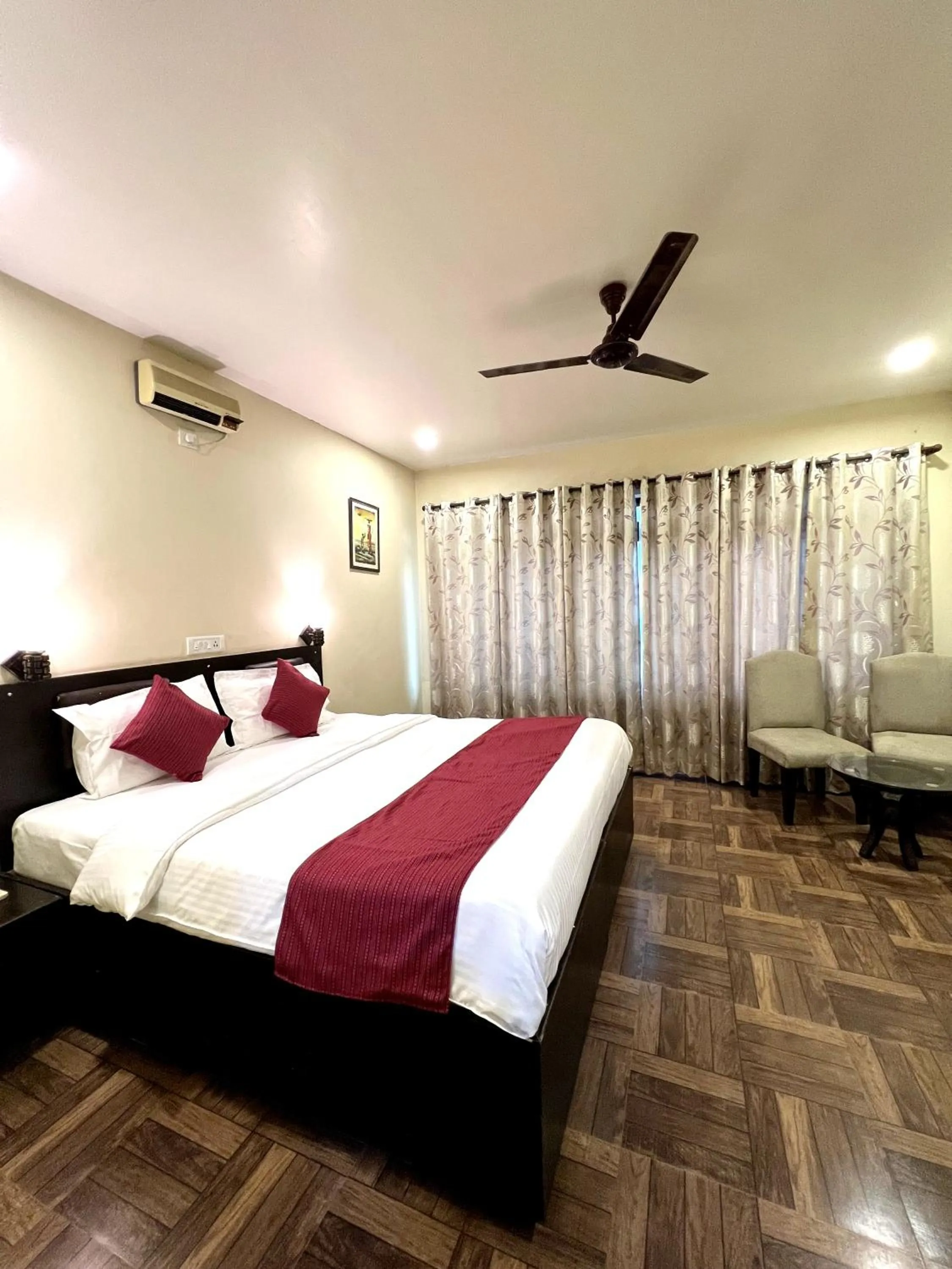 Bed in Hotel Sagarmatha