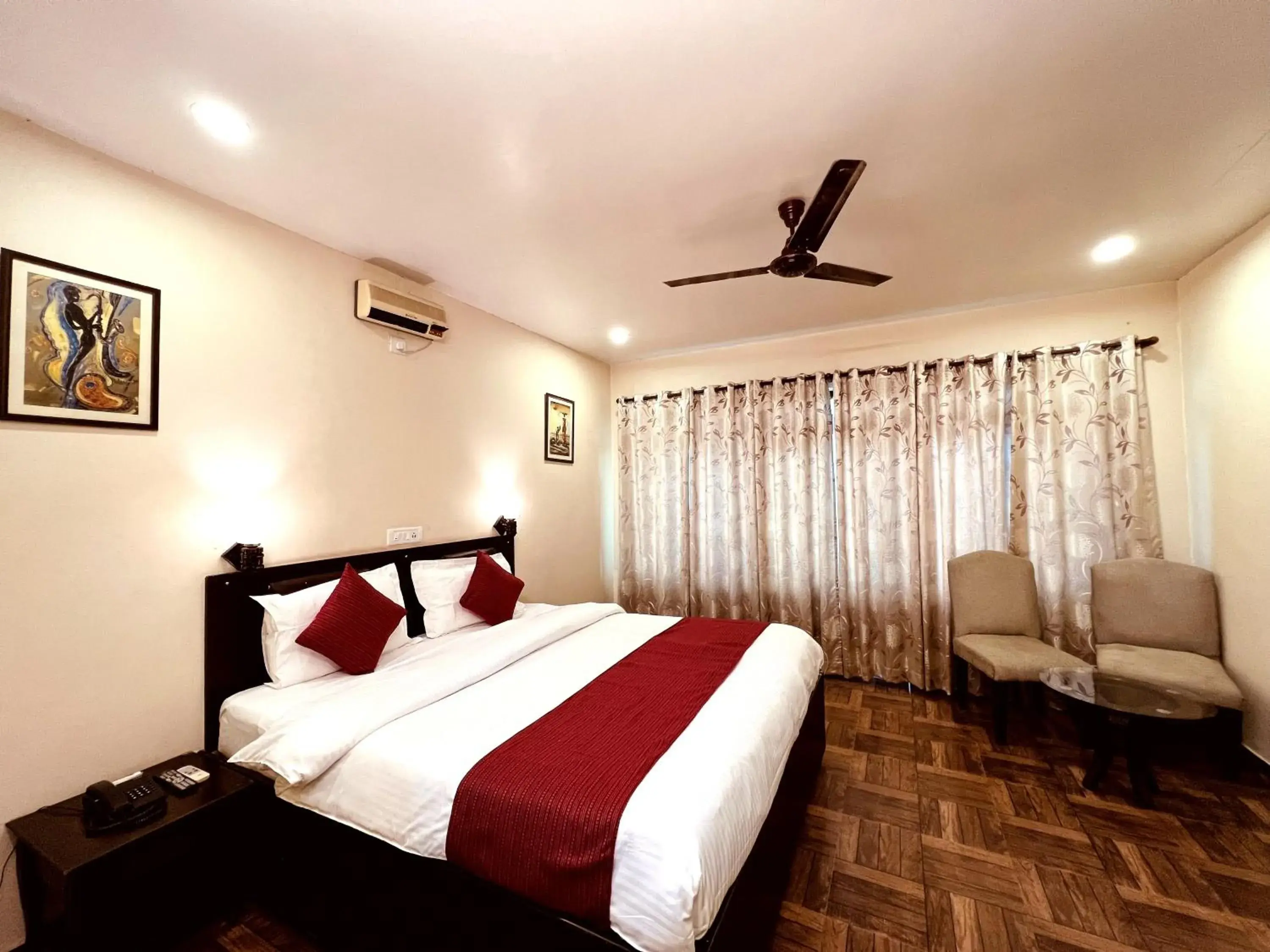 Bed in Hotel Sagarmatha Bed in Hotel Sagarmatha