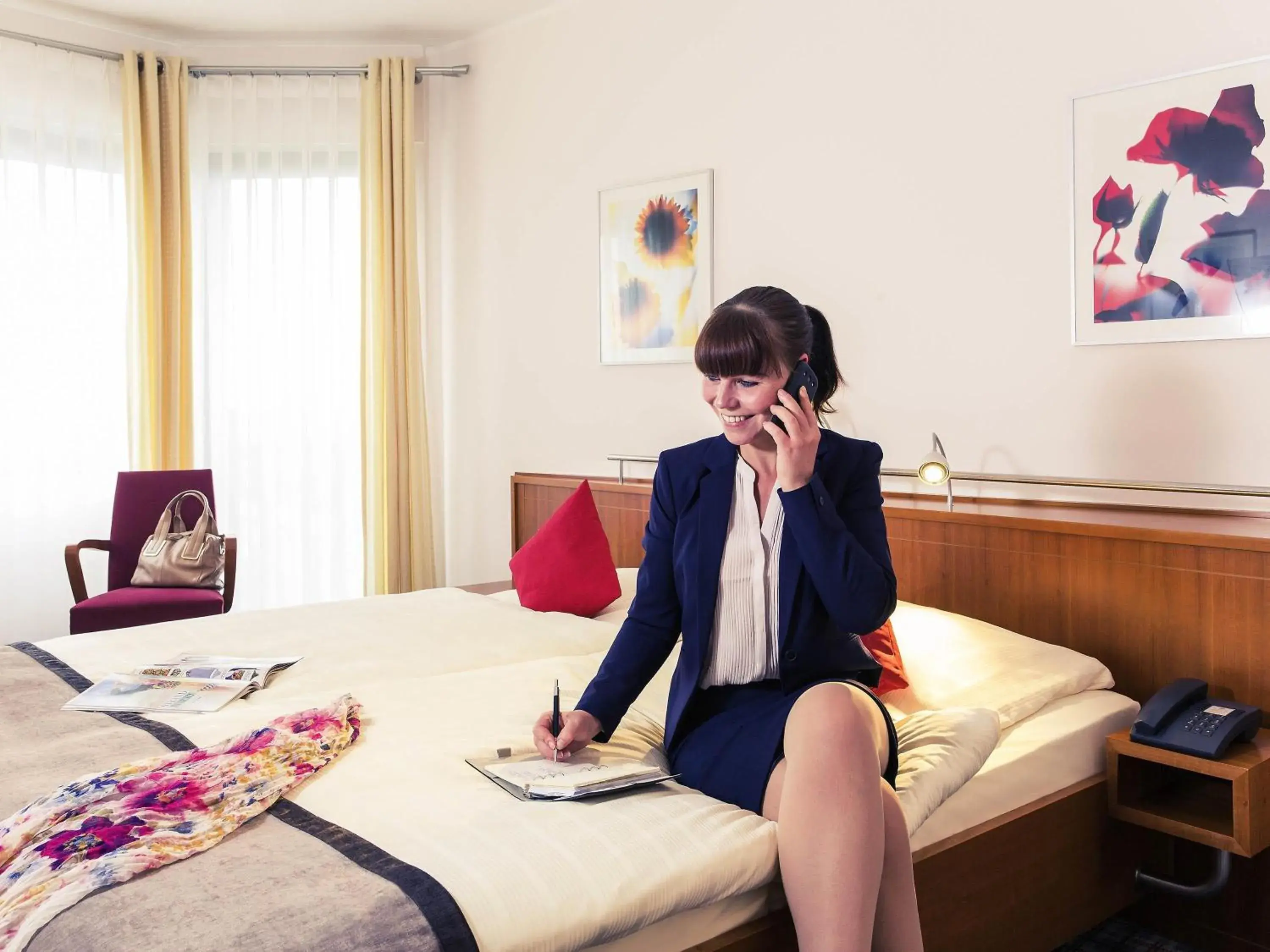 Bedroom, Bed in Mercure Hotel Dortmund Messe Bedroom, Bed in Mercure Hotel Dortmund Messe