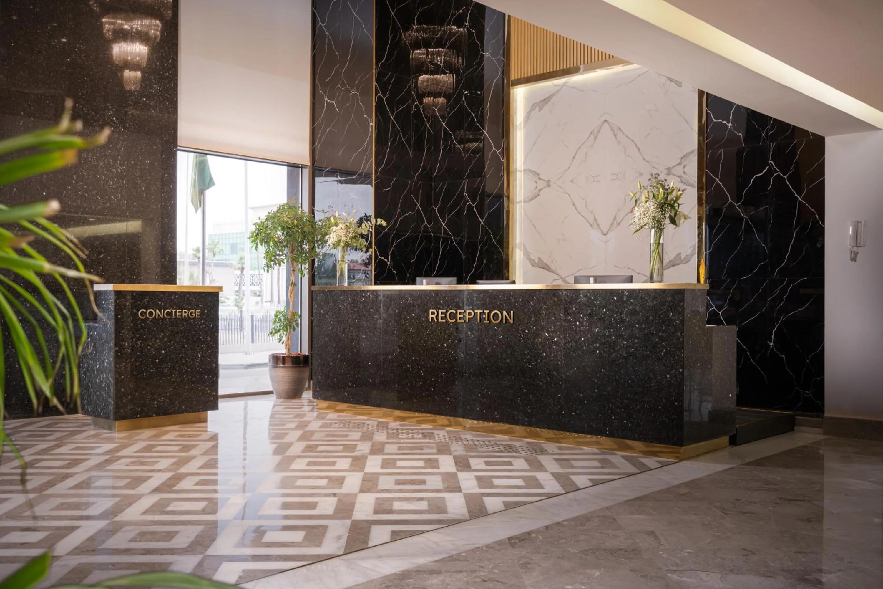 Lobby or reception in Sukoon Hotel