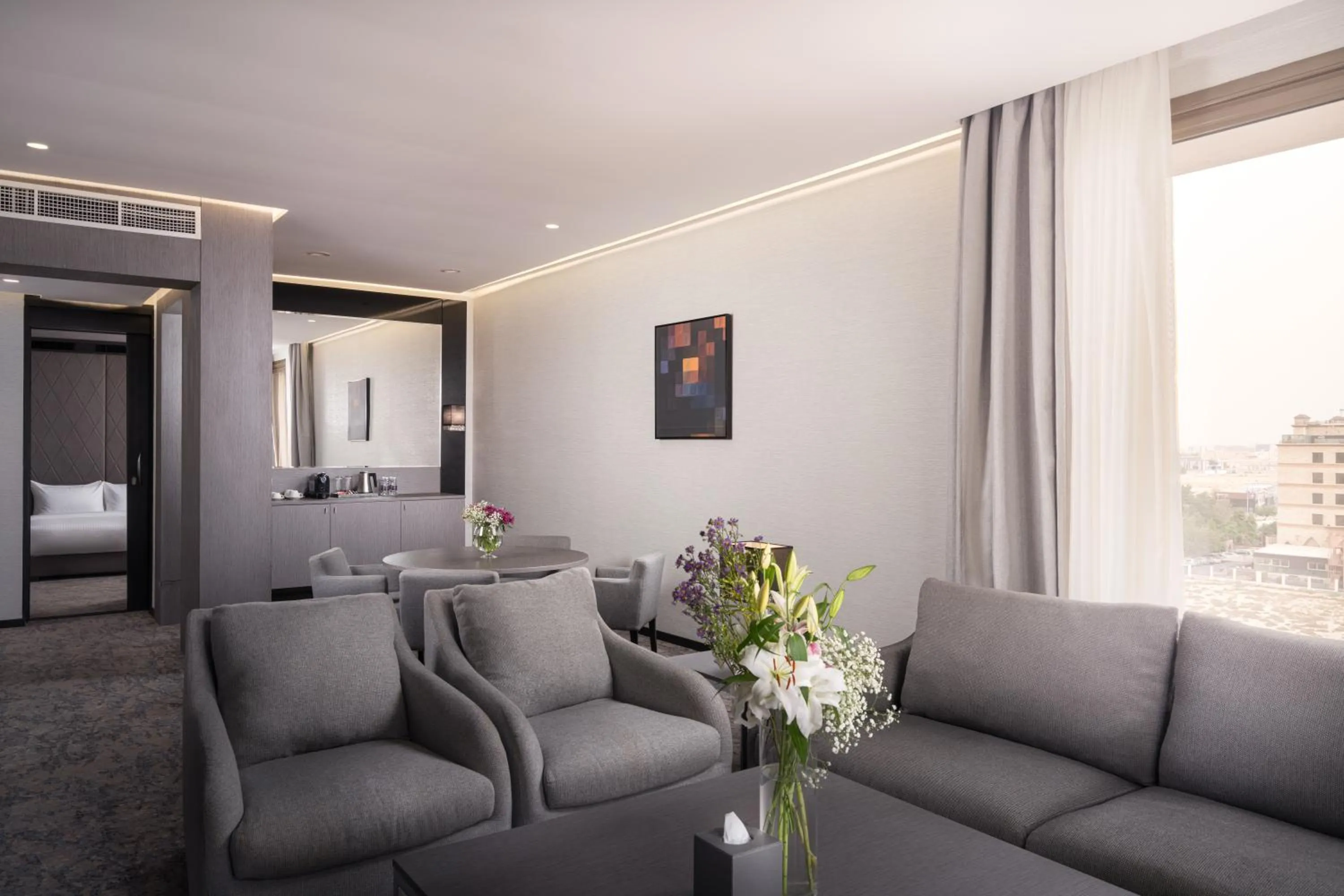 Living room in Sukoon Hotel