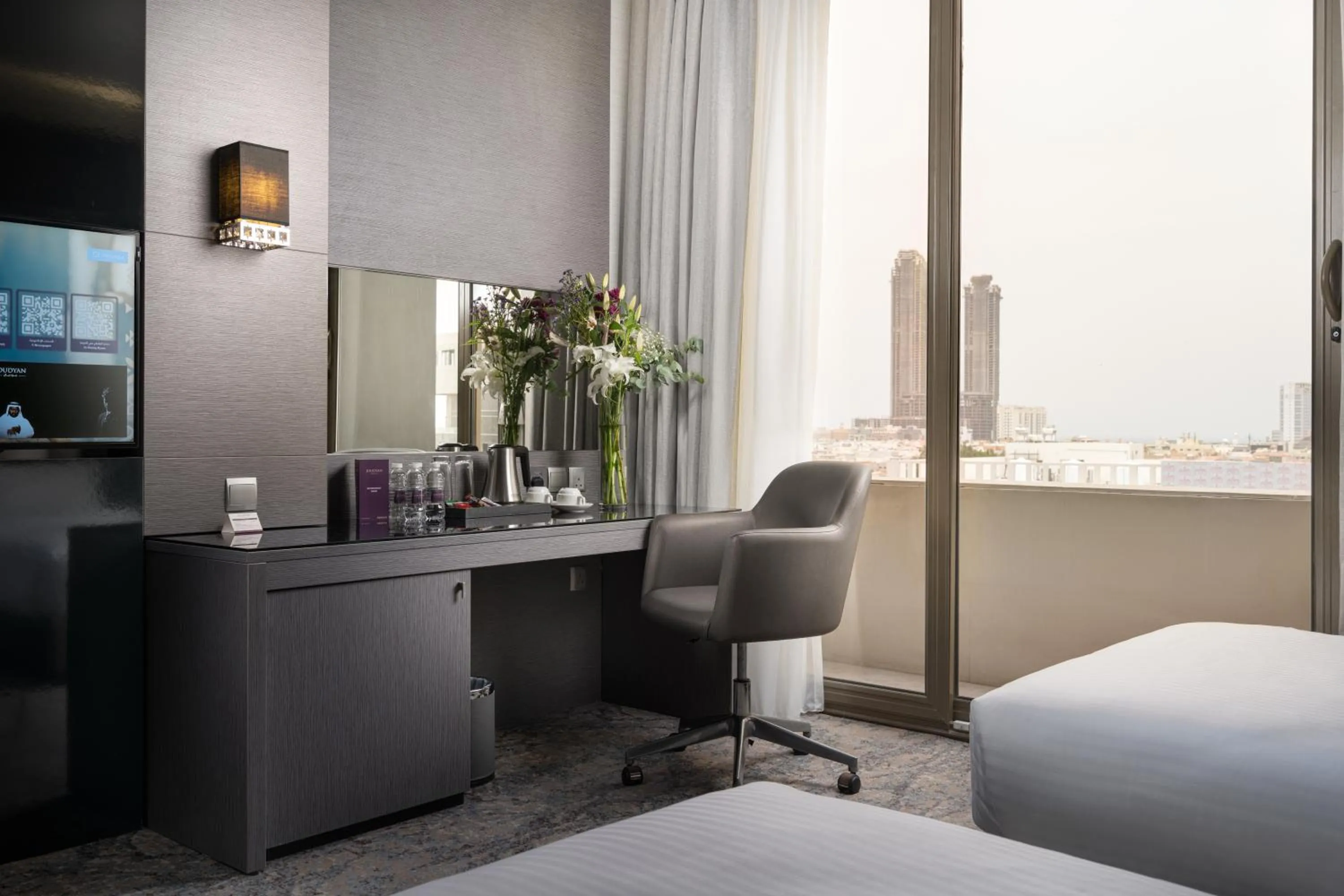 Seating area in Sukoon Hotel