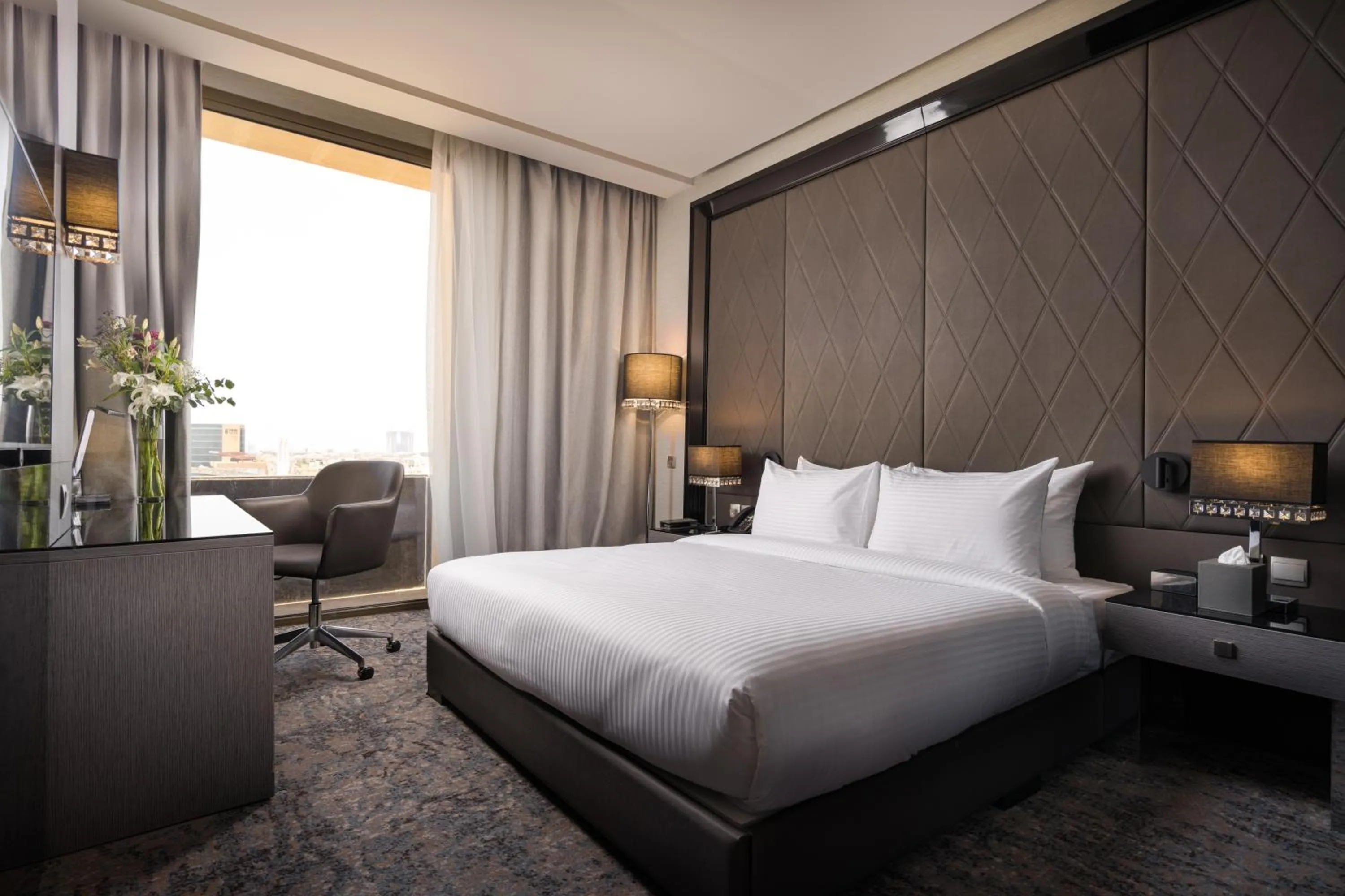 Photo of the whole room, Bed in Sukoon Hotel