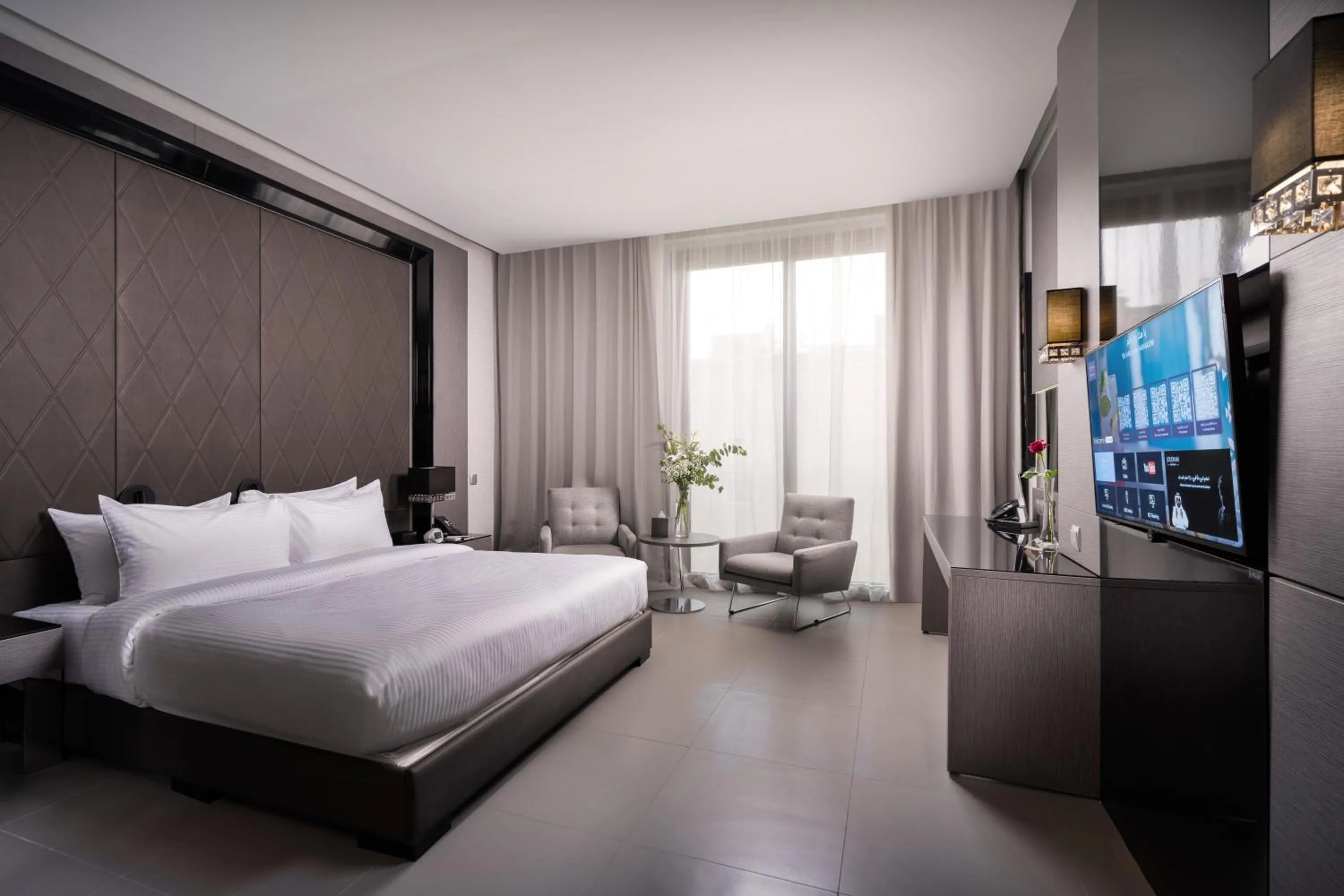 Photo of the whole room, Bed in Sukoon Hotel