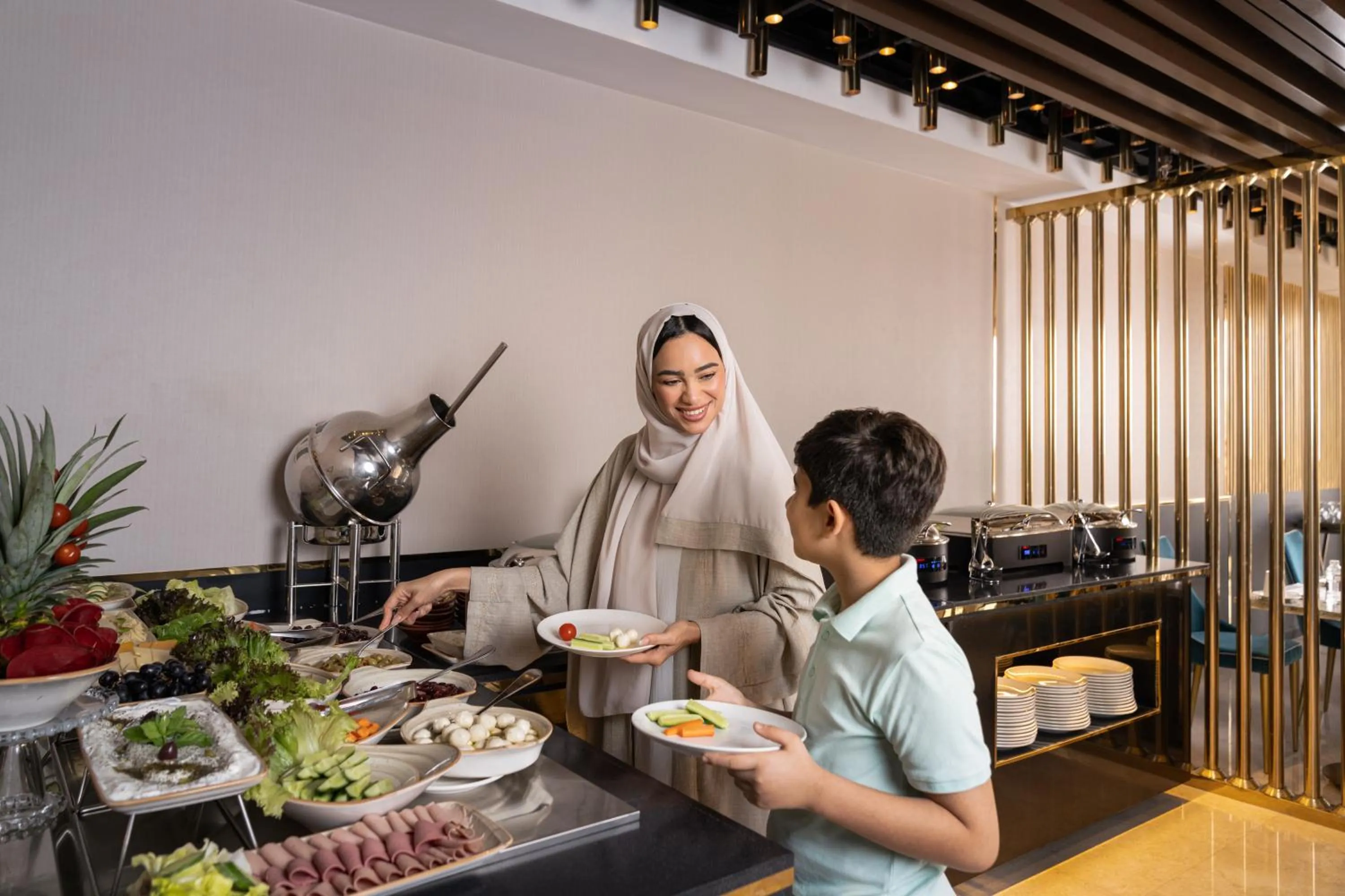 Restaurant/places to eat in Sukoon Hotel