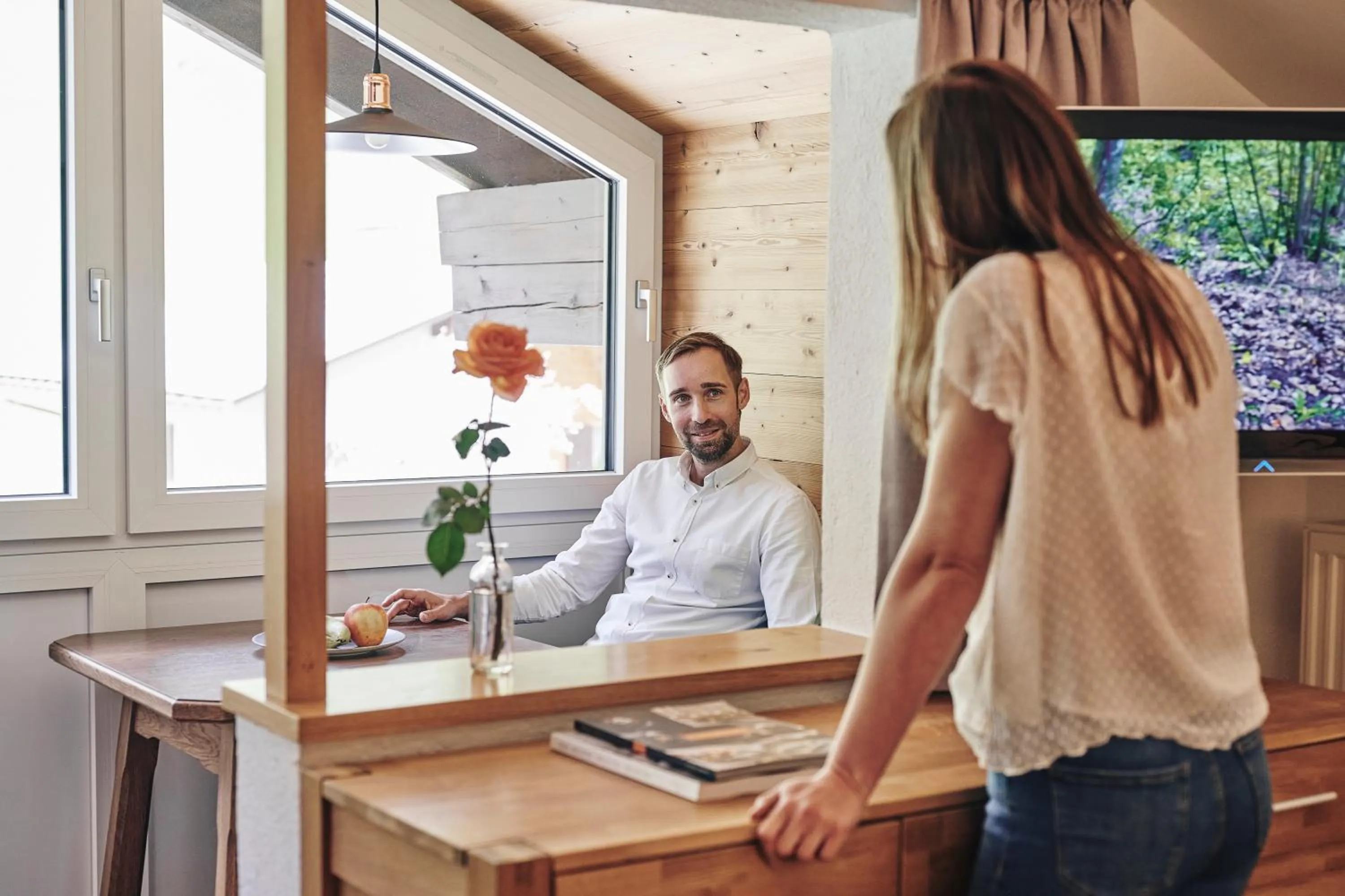 Photo of the whole room in der klostertalerhof