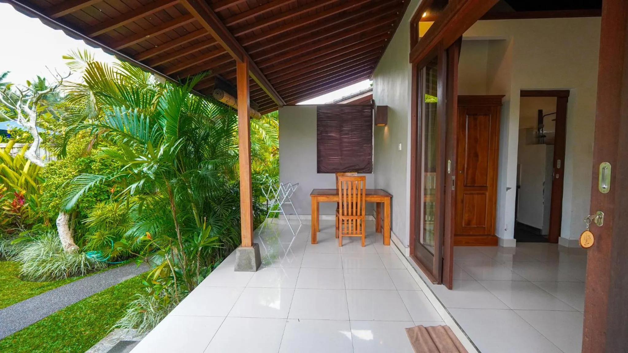 Patio in Green Coconut Cottage
