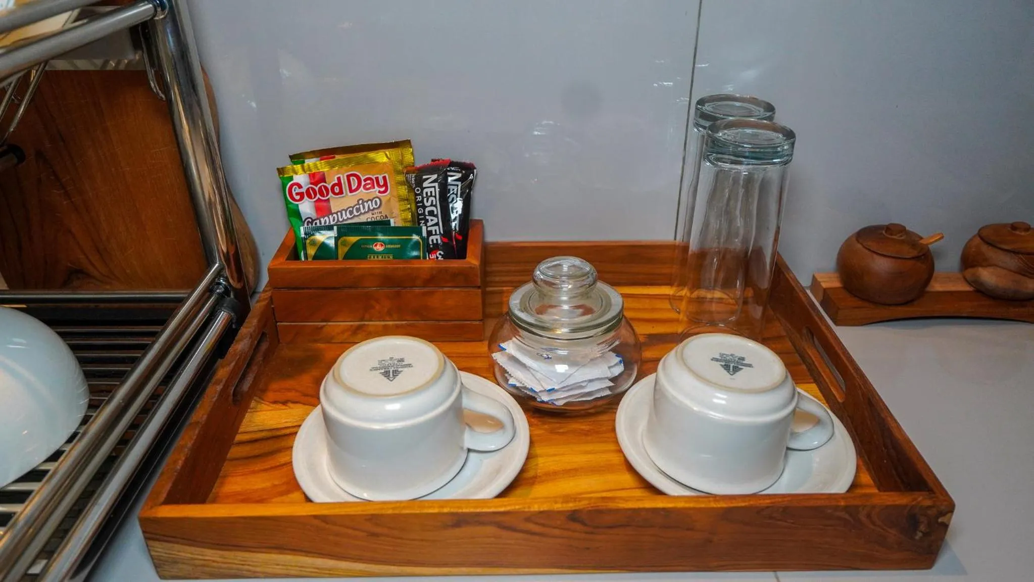 Coffee/tea facilities in Green Coconut Cottage