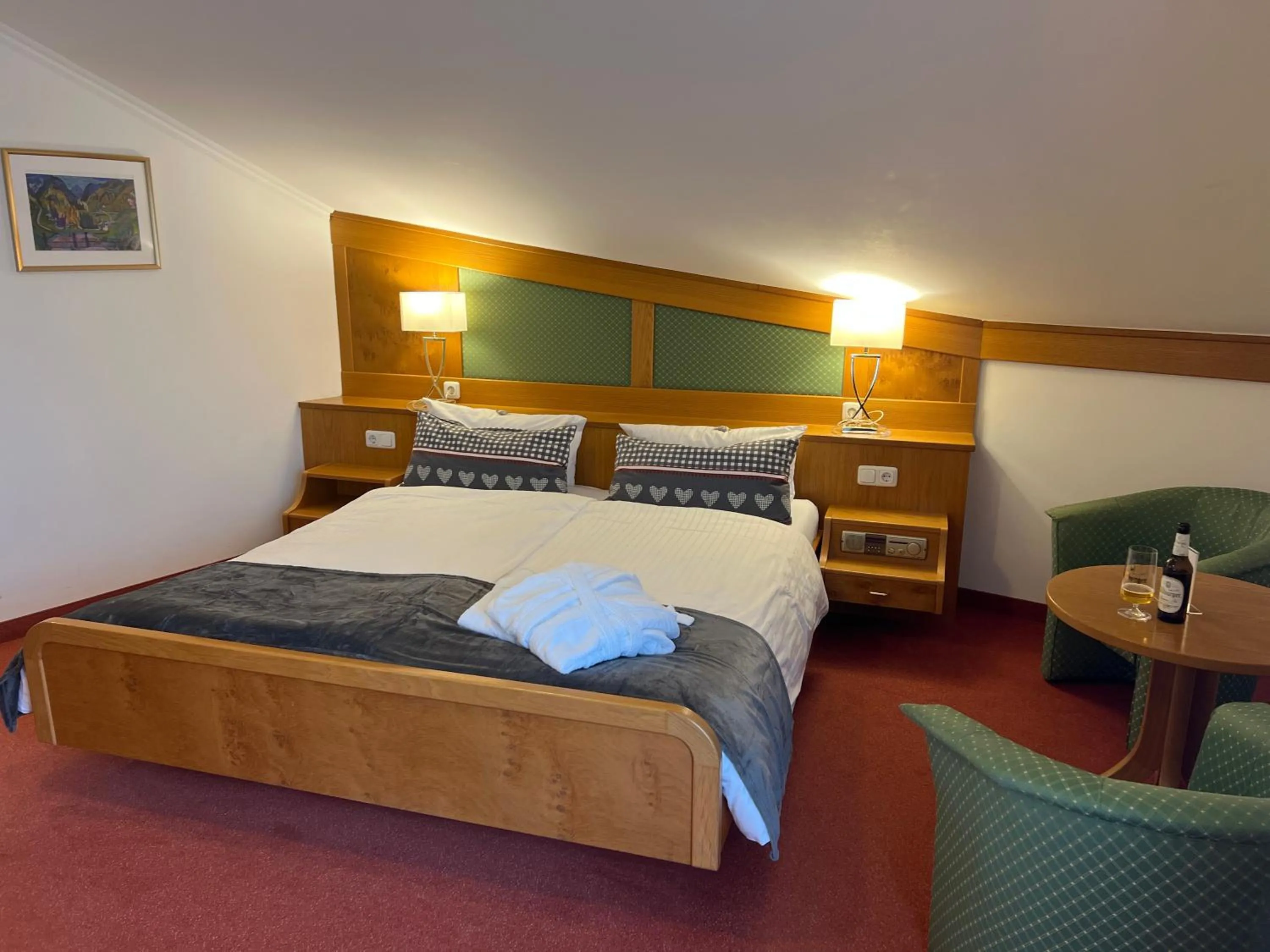 Photo of the whole room, Bed in Hotel Quellenhof