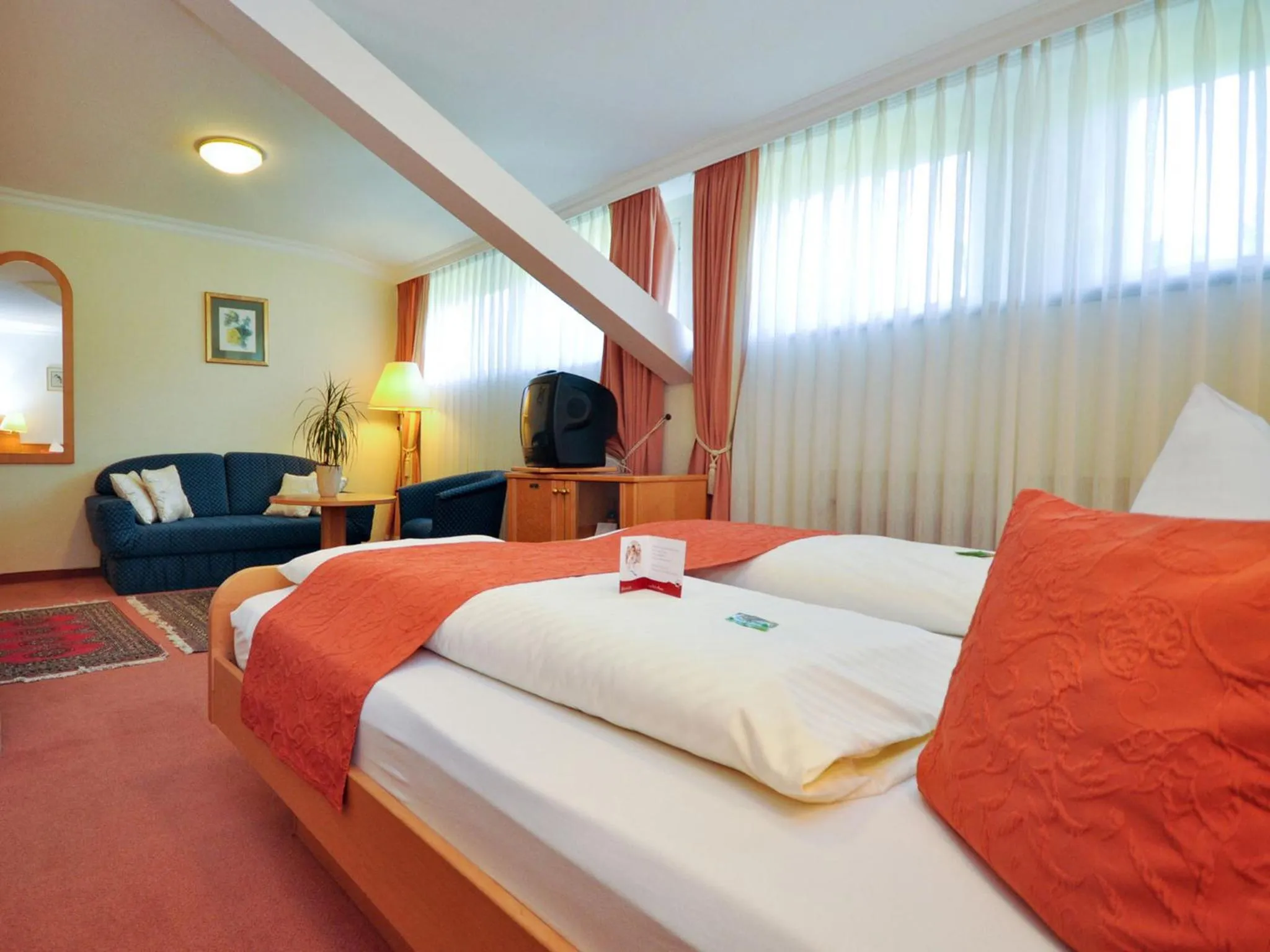 Photo of the whole room, Bed in Hotel Quellenhof