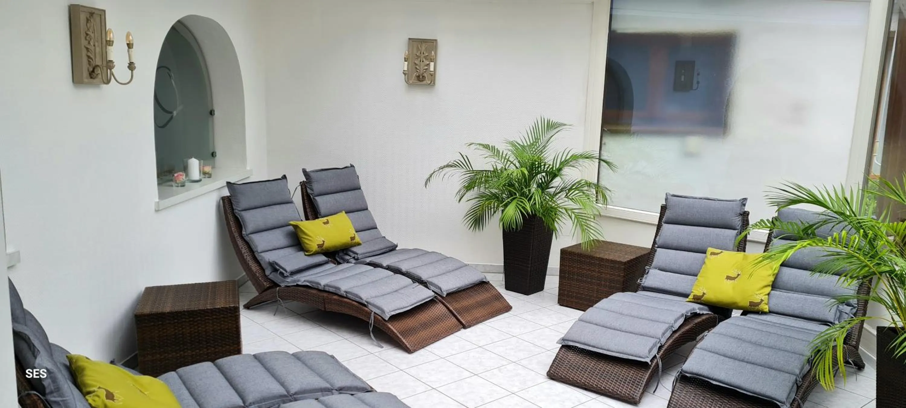 Spa and wellness centre/facilities in Hotel Quellenhof