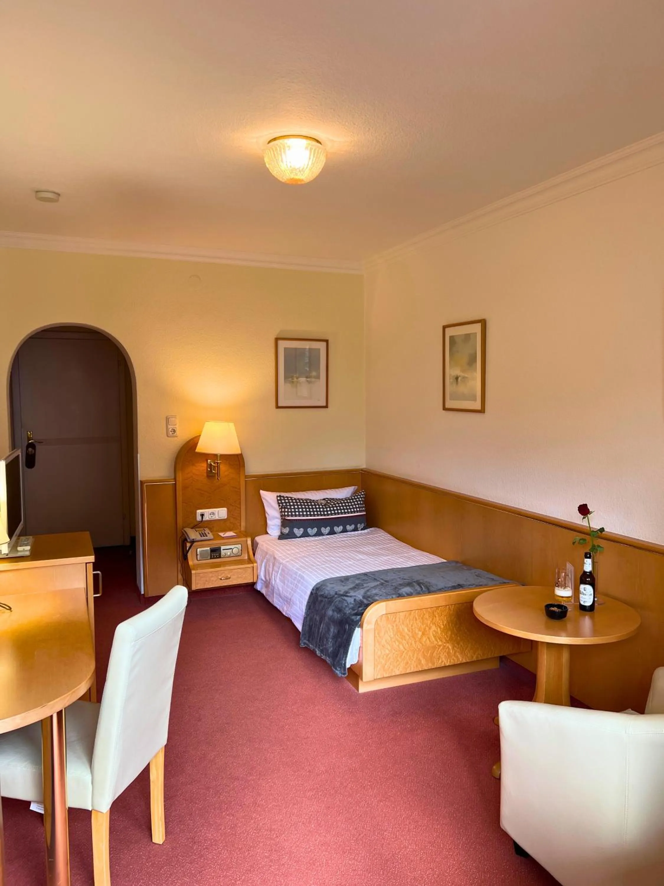 Photo of the whole room, Bed in Hotel Quellenhof