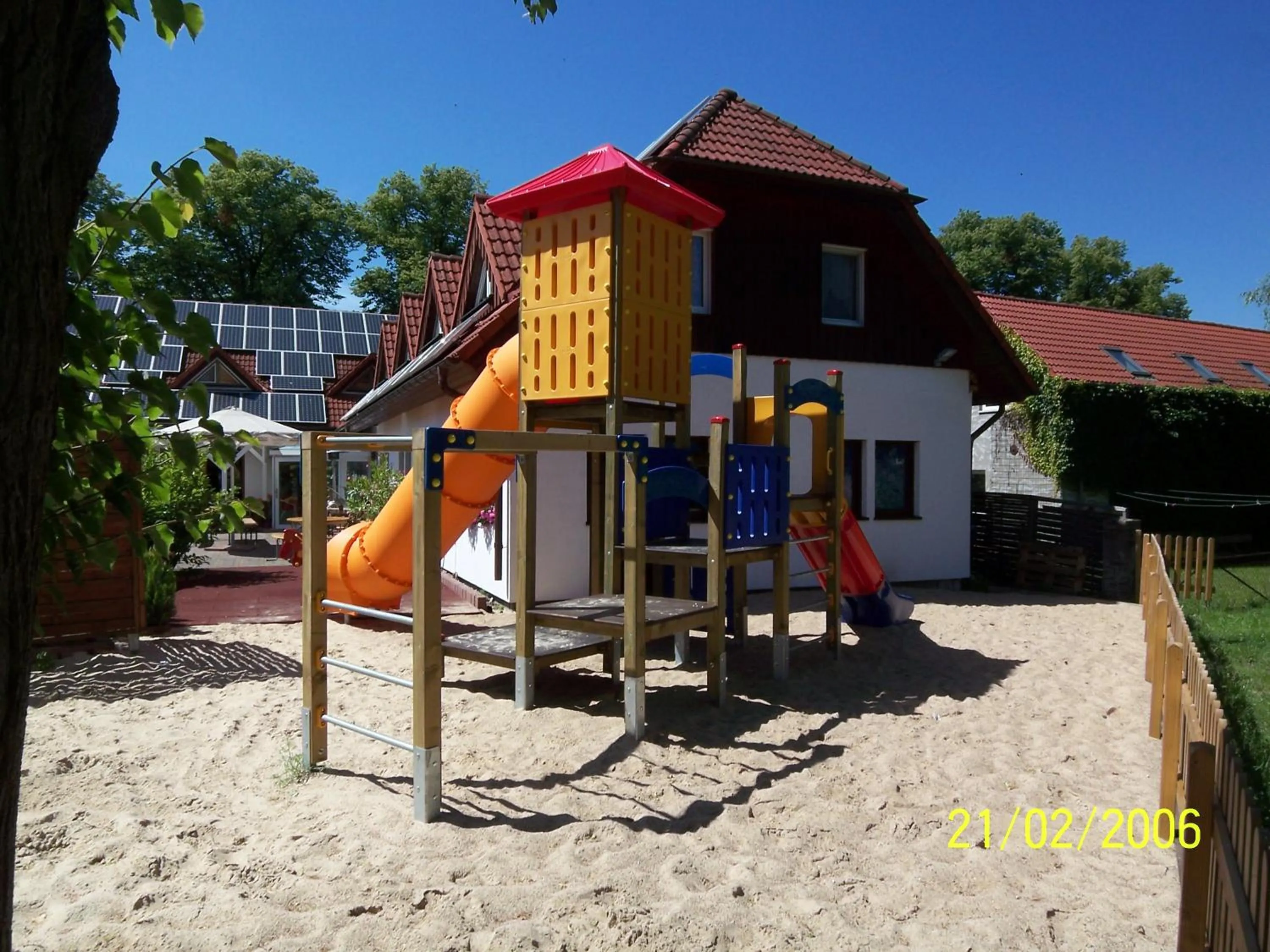 Children play ground in Landhotel zum Baggernpuhl