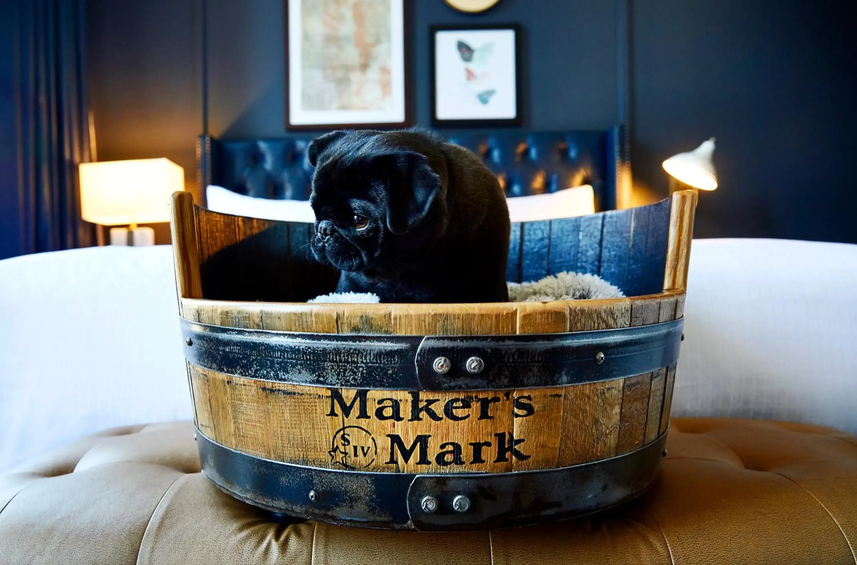 Decorative detail, Bed in The Grady Hotel Decorative detail, Bed in The Grady Hotel