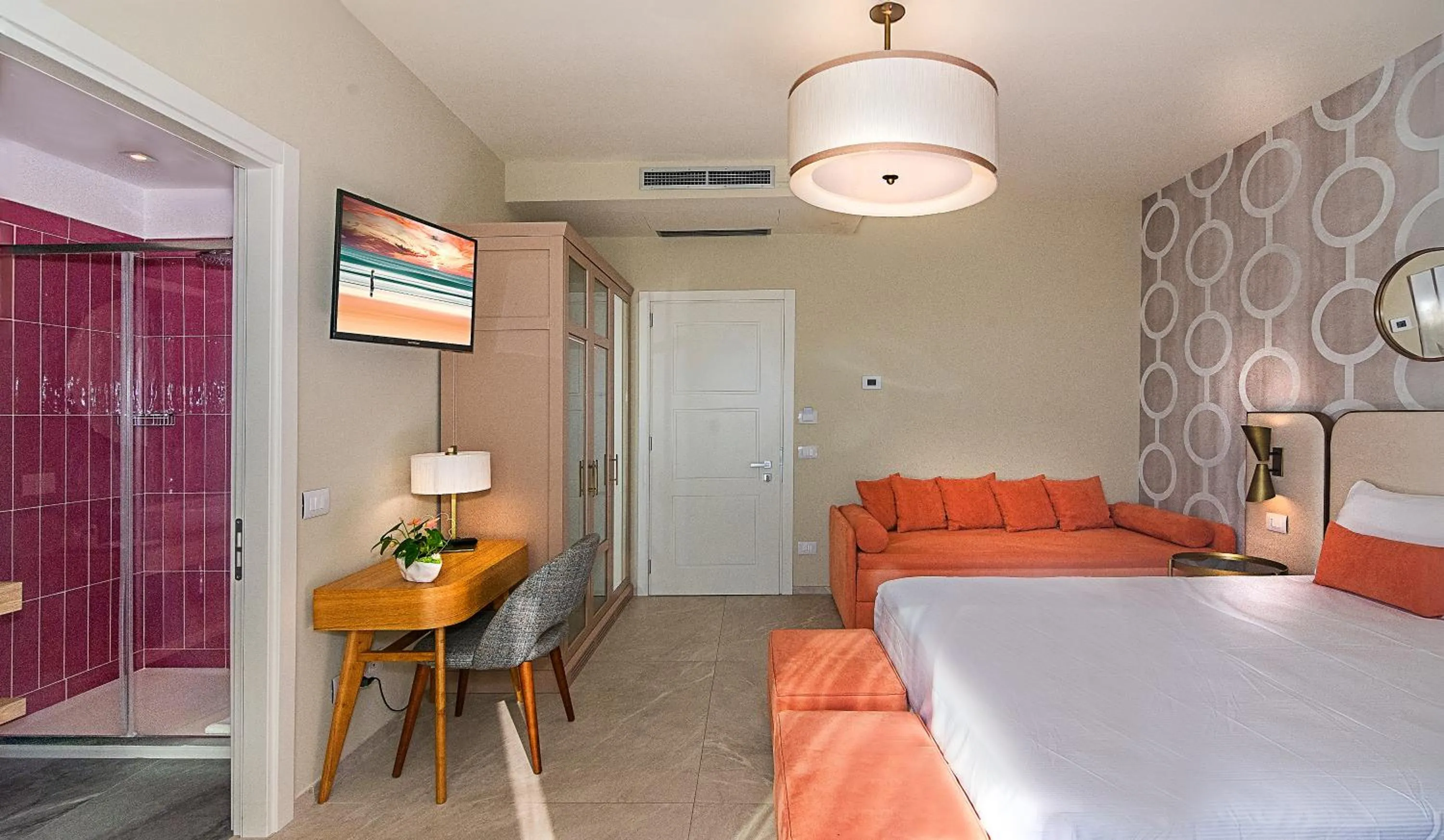 Bedroom, Bed in Hotel Mariotti