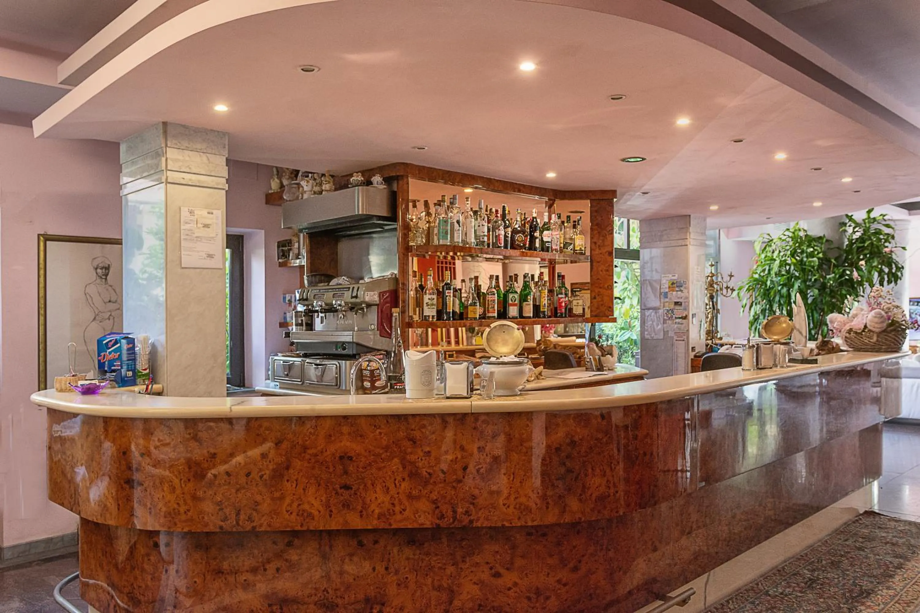 Lobby or reception in Hotel Mariotti