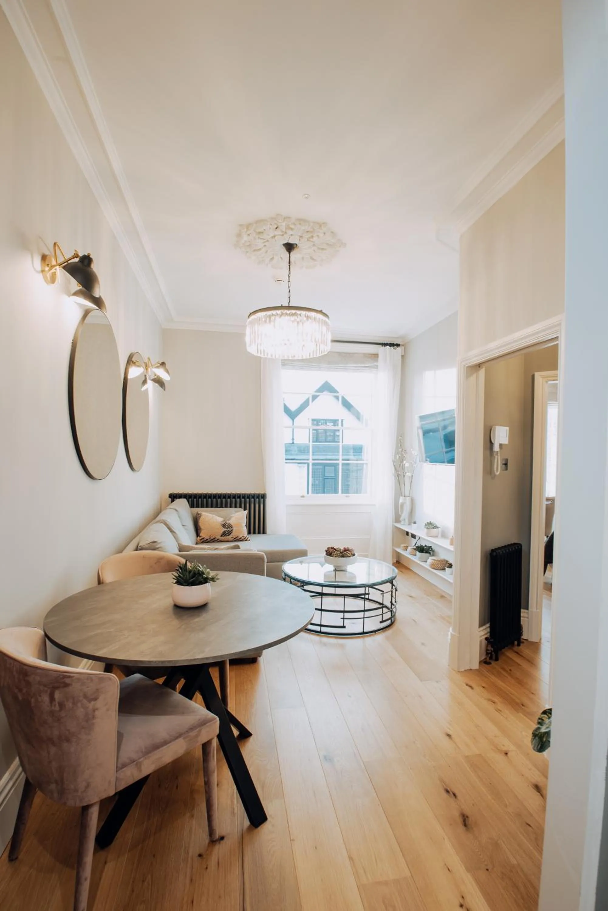 Living room in ch1 boutique stays