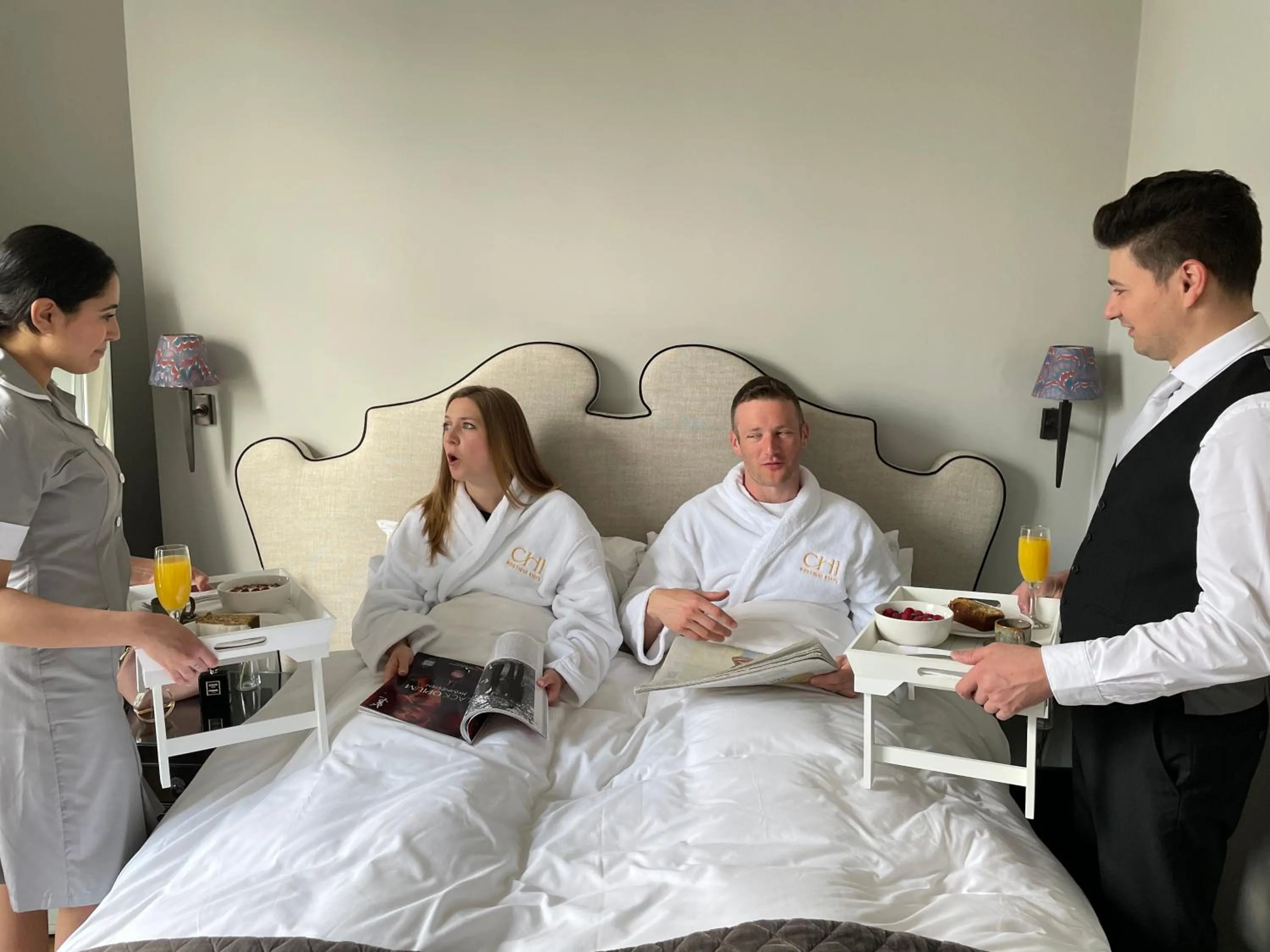 Bed in ch1 boutique stays