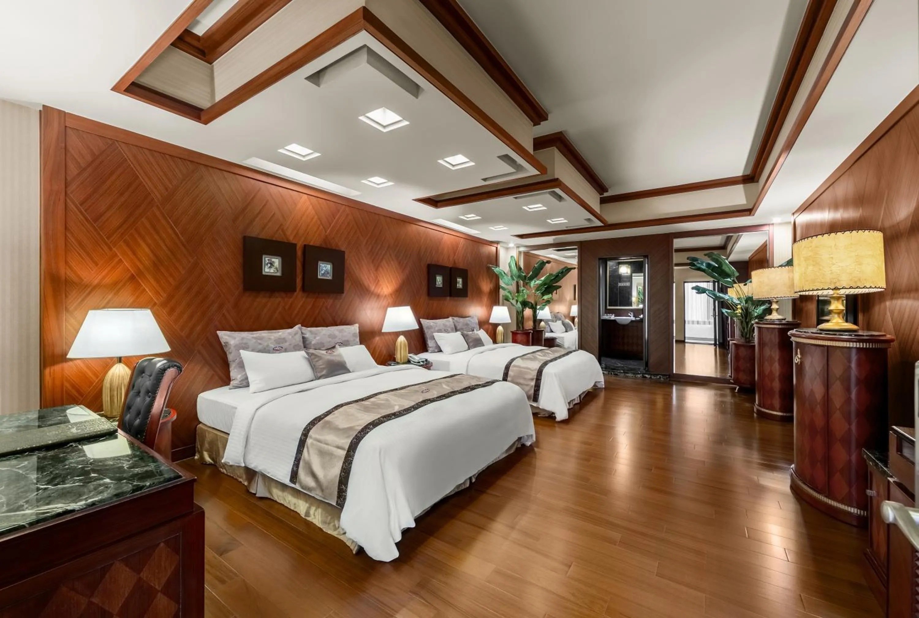 Bed in Chuang-Tang Spring SPA Hotel - Deyang