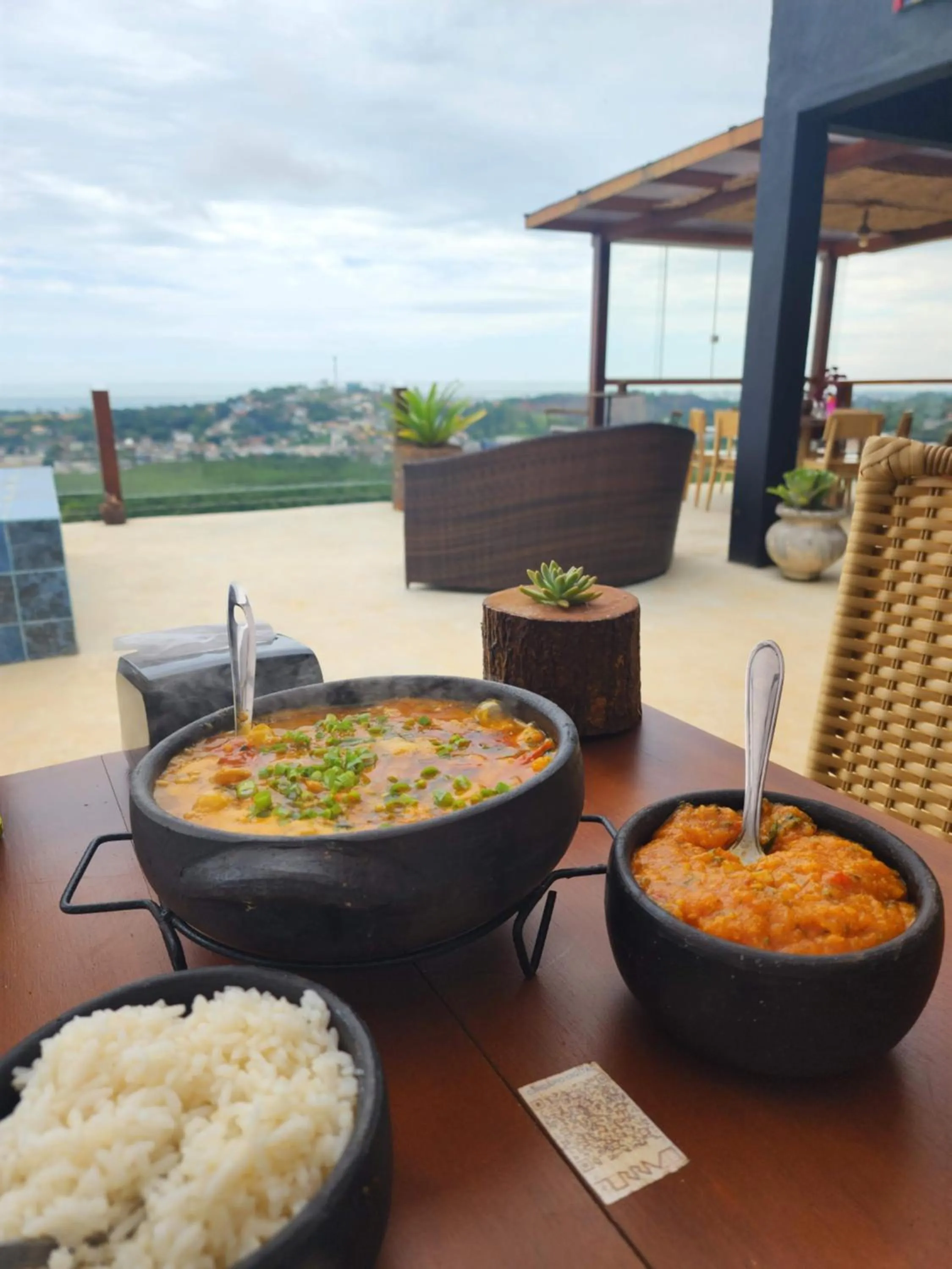 Restaurant/places to eat in Pousada Terraço Guarapari