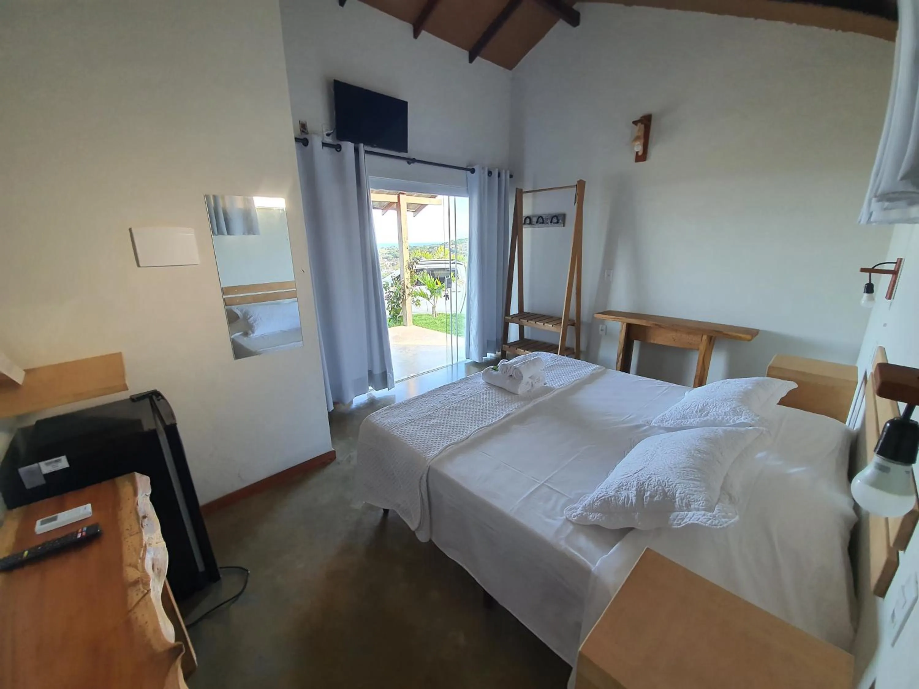 Bed in Pousada Terraço Guarapari